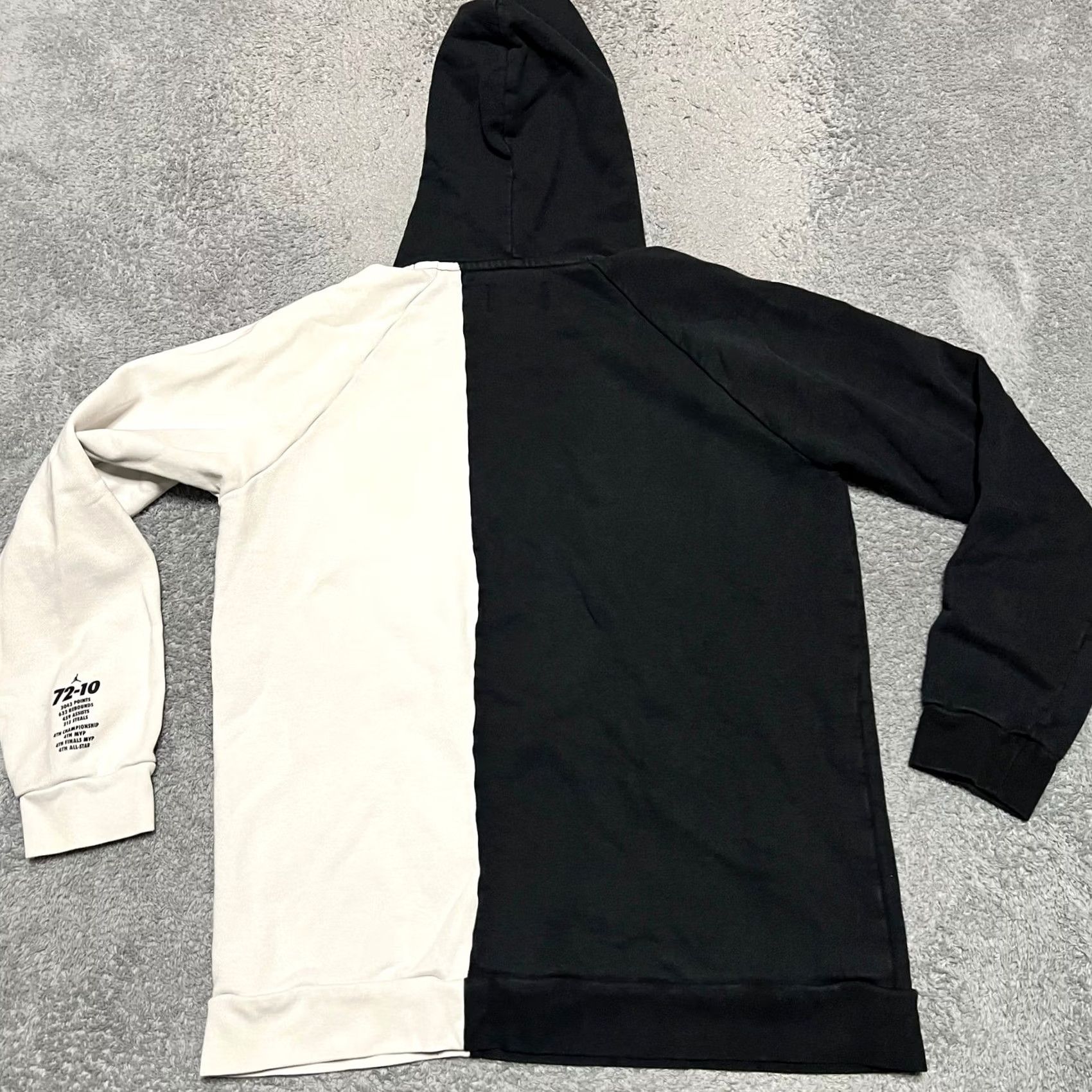 Jordan Brand Nike Air Jordan Hoodie Large L Black White Mens Legacy Sweatshirt AJ11 BQ0187 Size US L / EU 52-54 / 3 - 5 Thumbnail