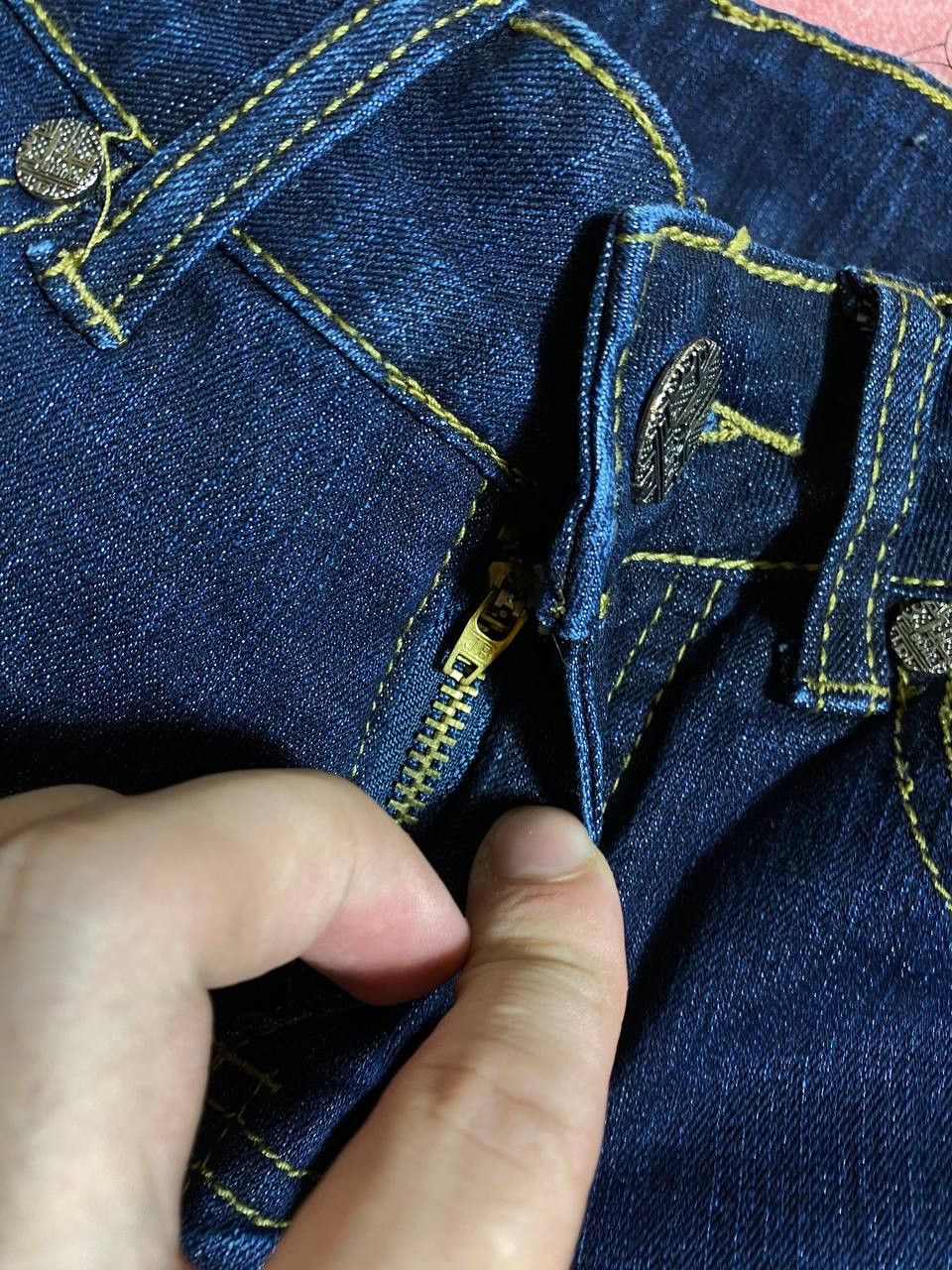 Japanese Brand Y2k rick owen style custom denim distressed baggy jeans Size US 28 / EU 44 - 2 Thumbnail