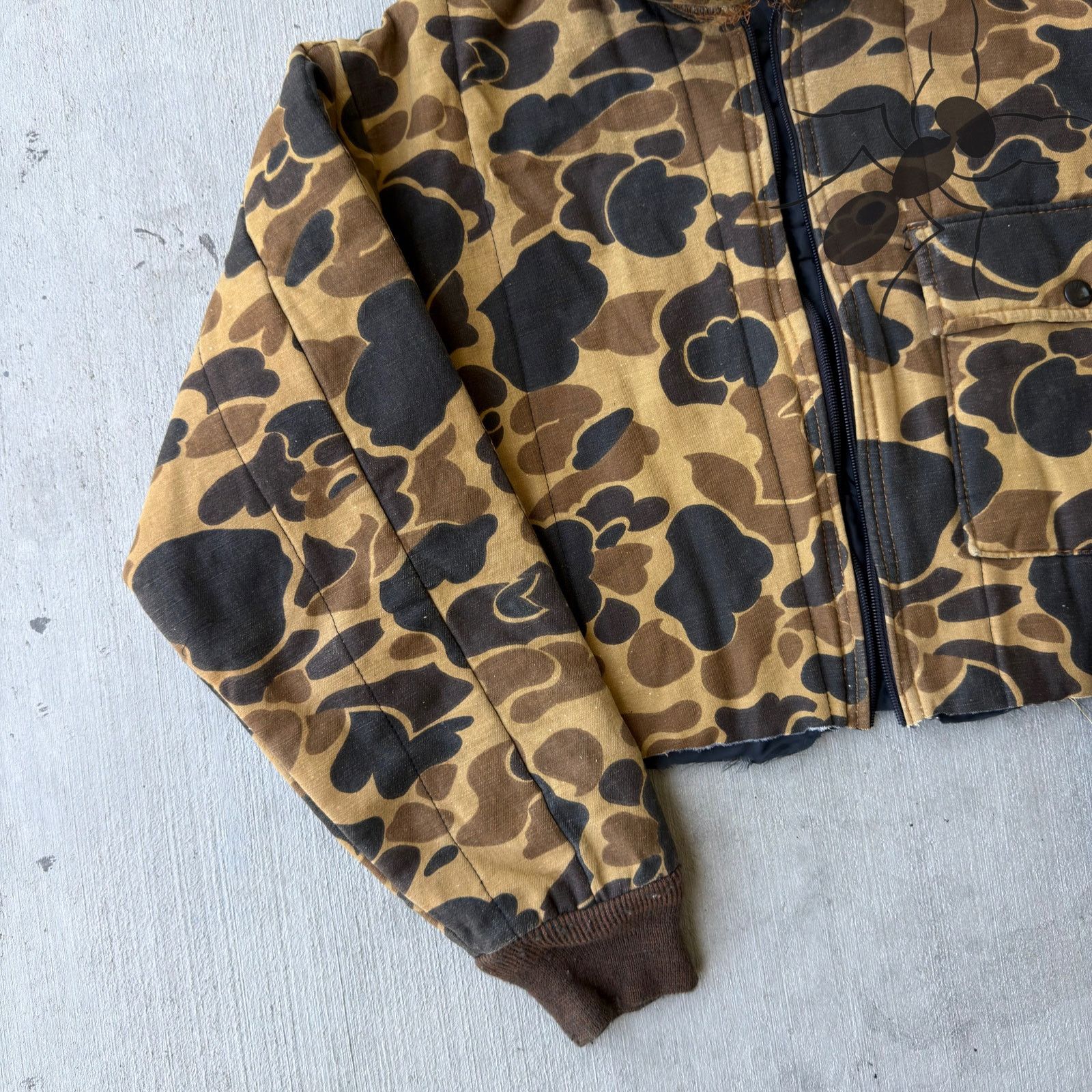 Vintage Duck Camo cropped work wear jacket Size US M / EU 48-50 / 2 - 2 Thumbnail