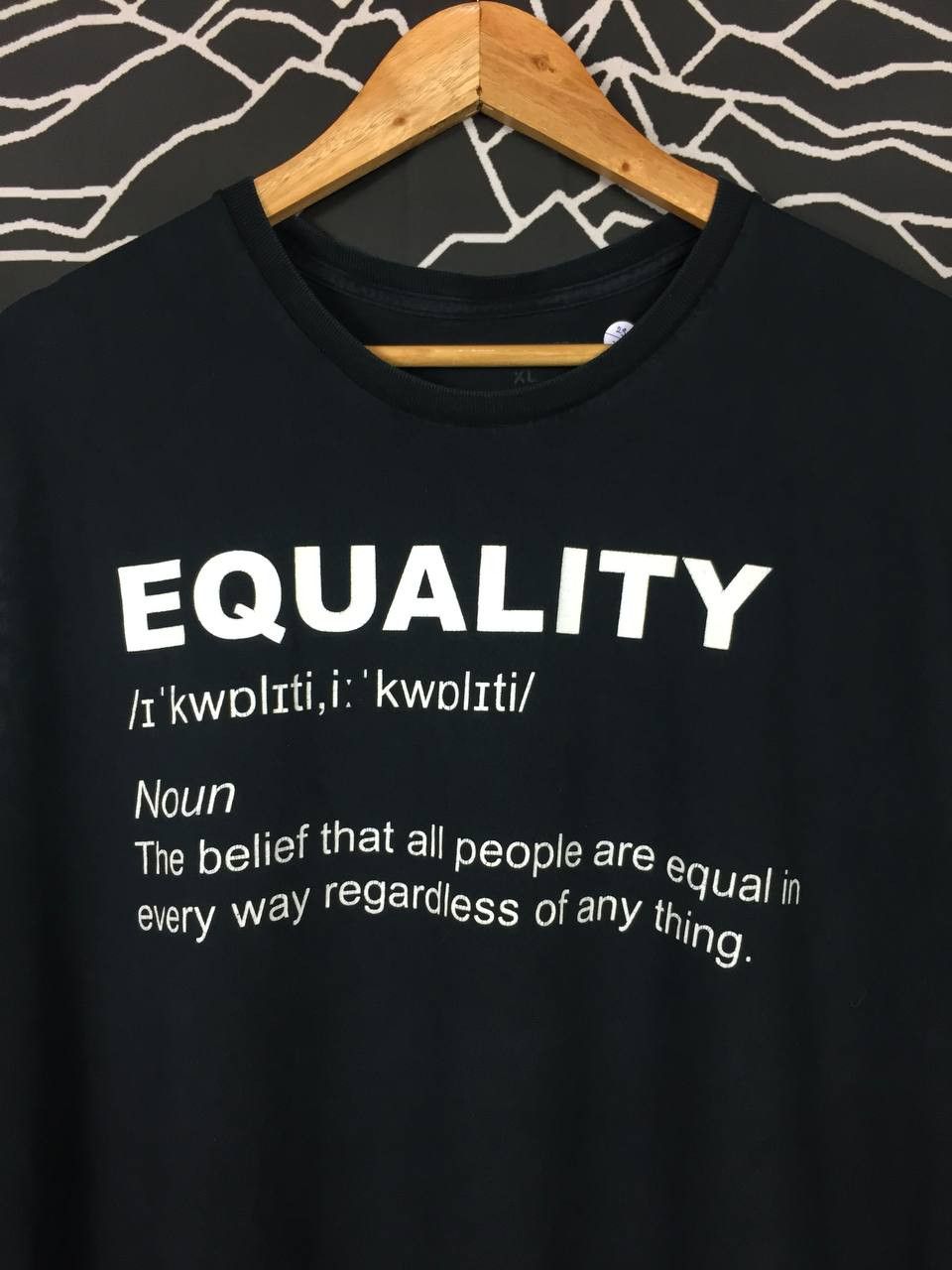 Vintage Equality Defined Wording Essential Tee Size US XL / EU 56 / 4 - 3 Thumbnail