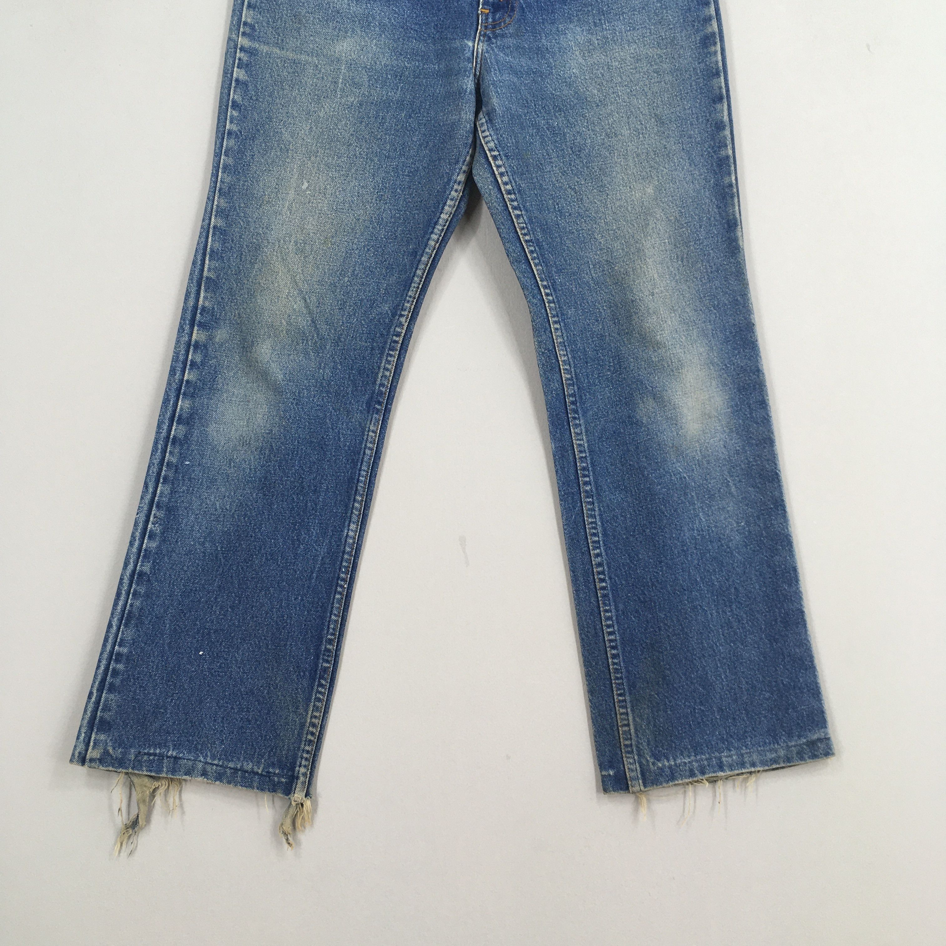 Levi's Size 31X26.5 Levi's 517 Stonewash Flare Bootcut Jeans S894 Size 31" - 4 Thumbnail