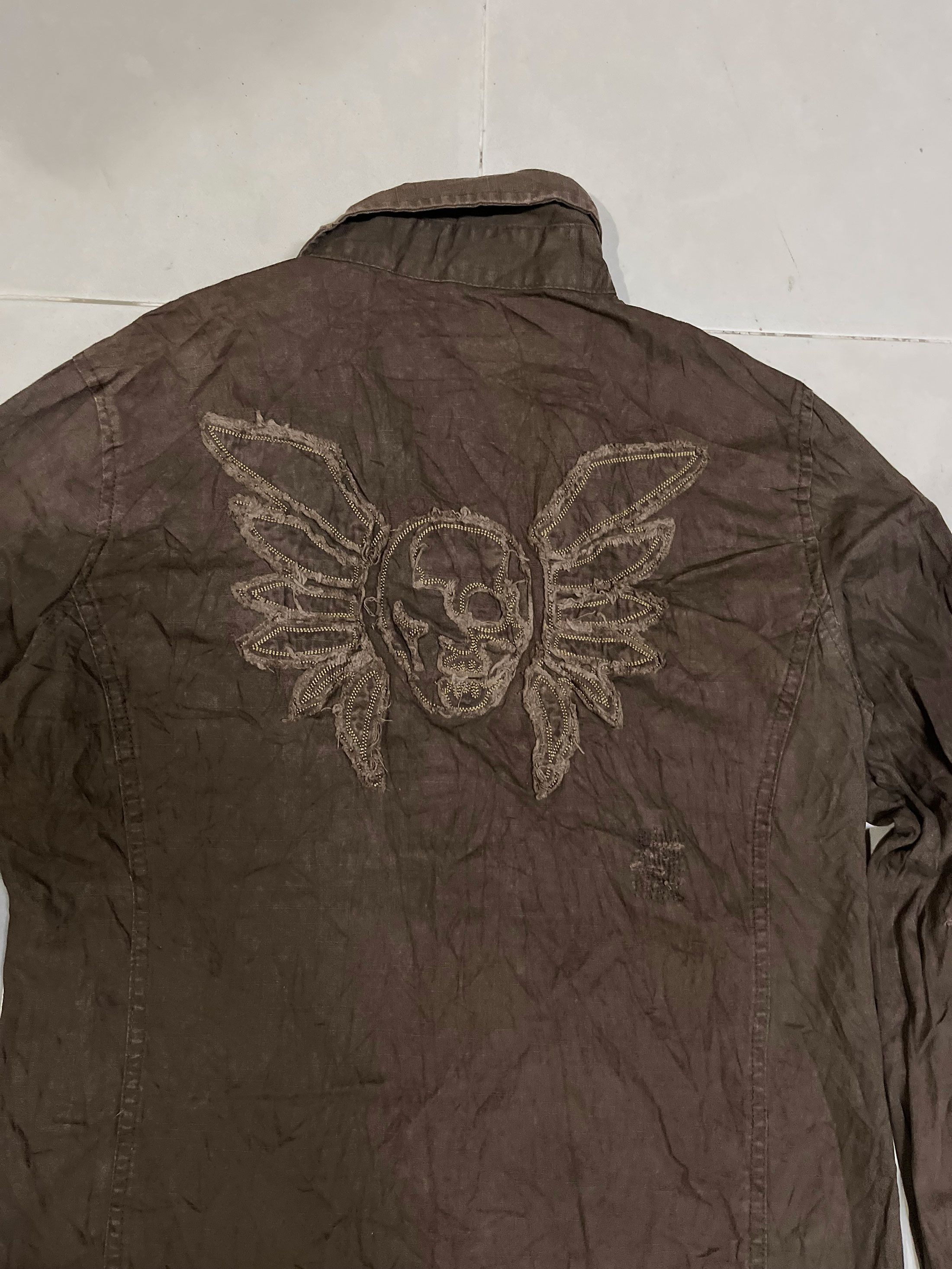 In The Attic × Japanese Brand Distressed Skull Patches Snap Button Zipper Pocket Size US M / EU 48-50 / 2 - 6 Thumbnail