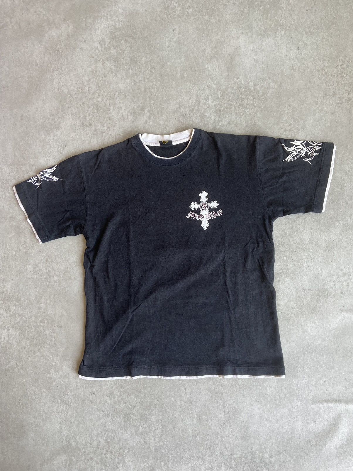 If Six Was Nine × Japanese Brand × Le Grande Bleu (L.G.B.) TedWalker Mob Rider Chrome Y2K Tshirt Size US XL / EU 56 / 4 - 1 Thumbnail