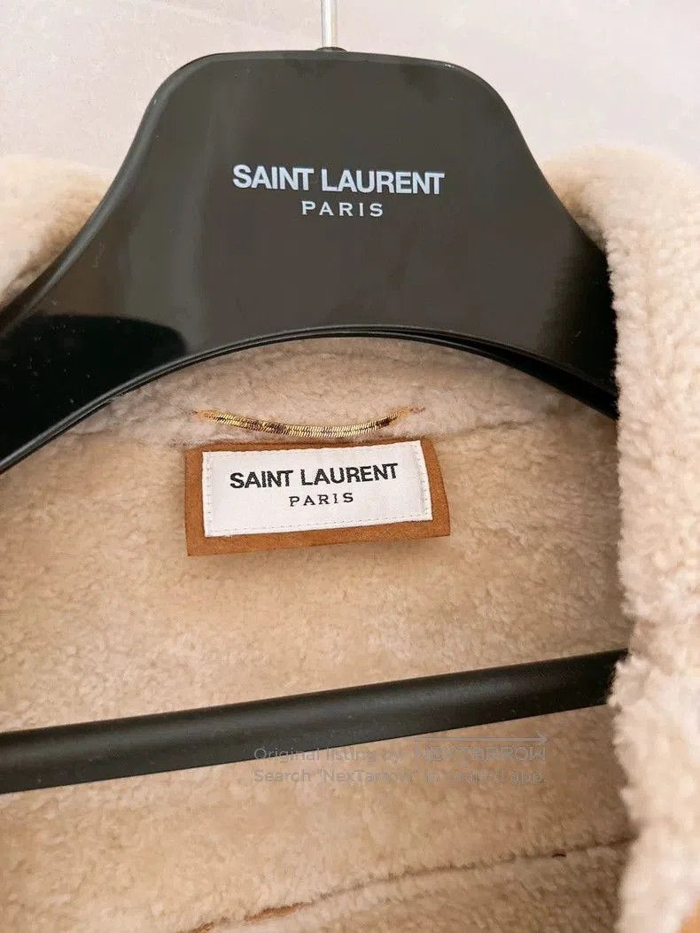 Saint Laurent Paris Saint Laurent Brown Shearling Jacket. Size US M / EU 48-50 / 2 - 6 Thumbnail