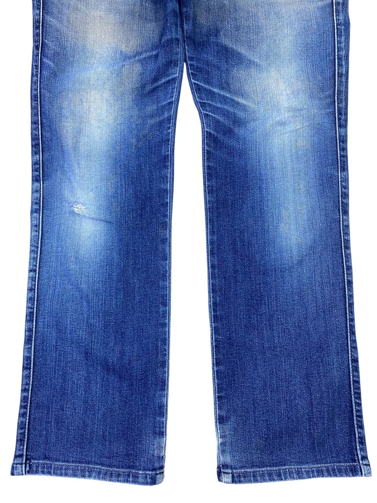 Edwin Vintage Edwin Whiskers Faded Blue Wash Style Loose Jeans Size US 33 - 9 Thumbnail