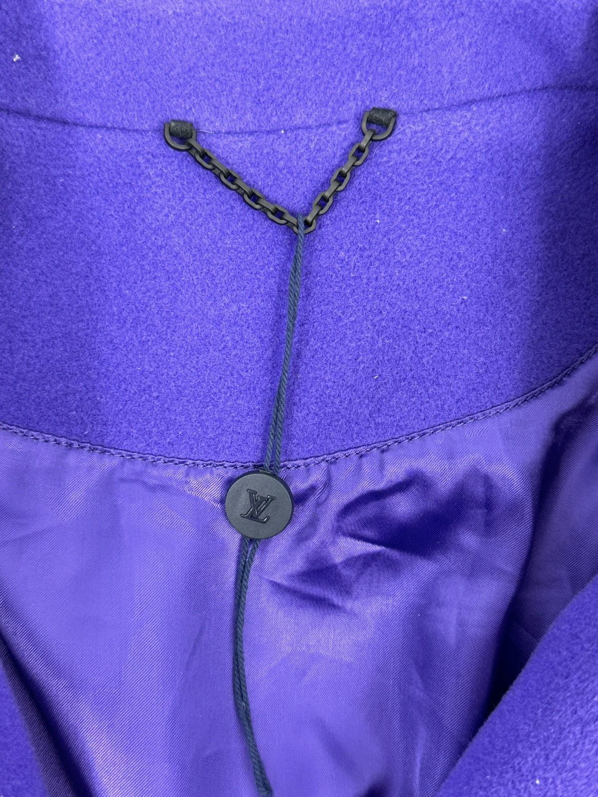 Louis Vuitton VIRGIL ABLOH FROG PURPLE VARSITY JACKET Size US XXL / EU 58 / 5 - 5 Thumbnail