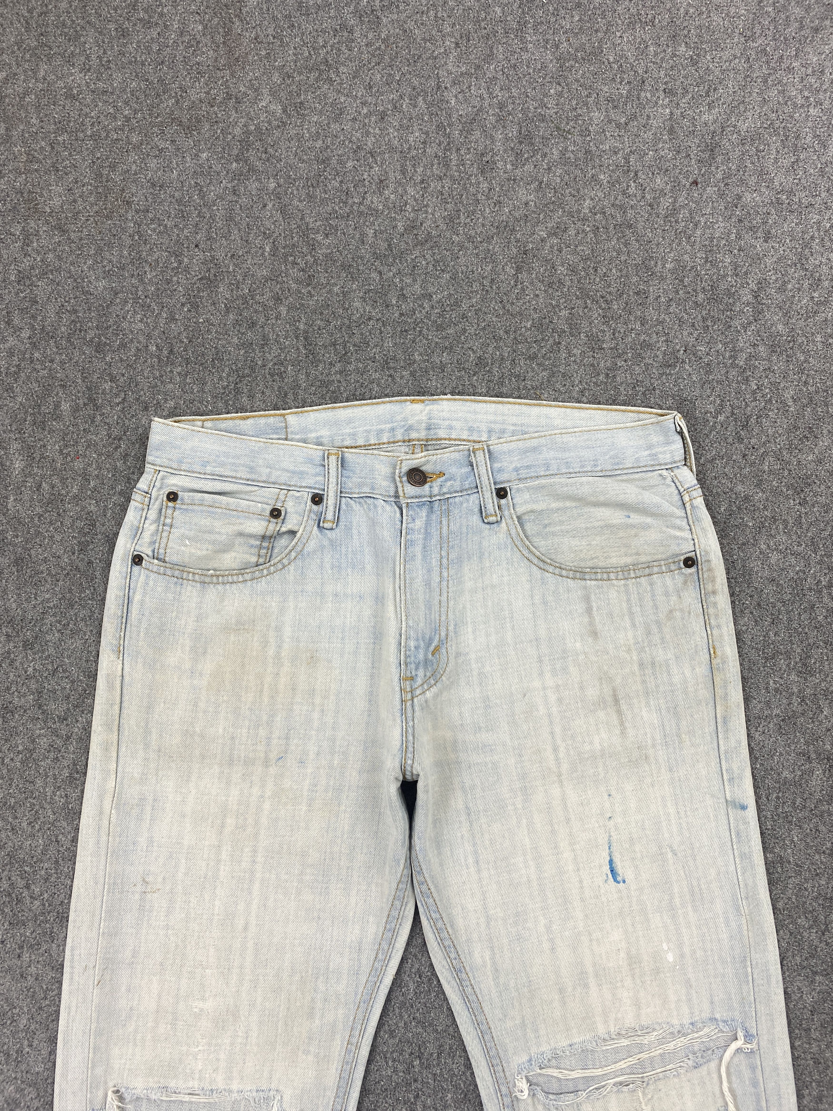 Levi's × Vintage Distressed Light Washed Vintage Levi's 527 Bootcut Jeans Size US 34 / EU 50 - 2 Thumbnail