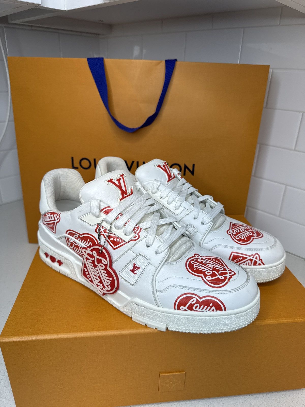 Louis Vuitton Louis vuitton trainer nigo “Human Made” Size US 10.5 / EU 43-44 - 1 Thumbnail