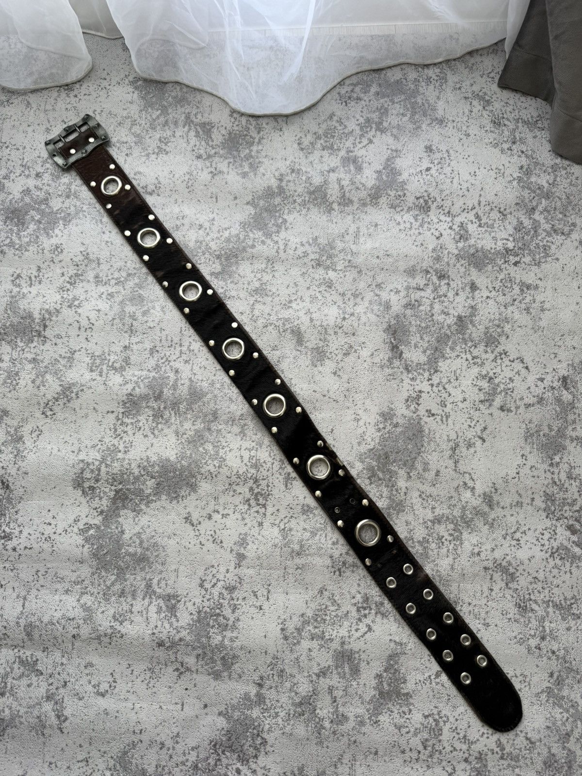 Designer Vintage COW Leather Y2K Belt Size ONE SIZE - 7 Thumbnail