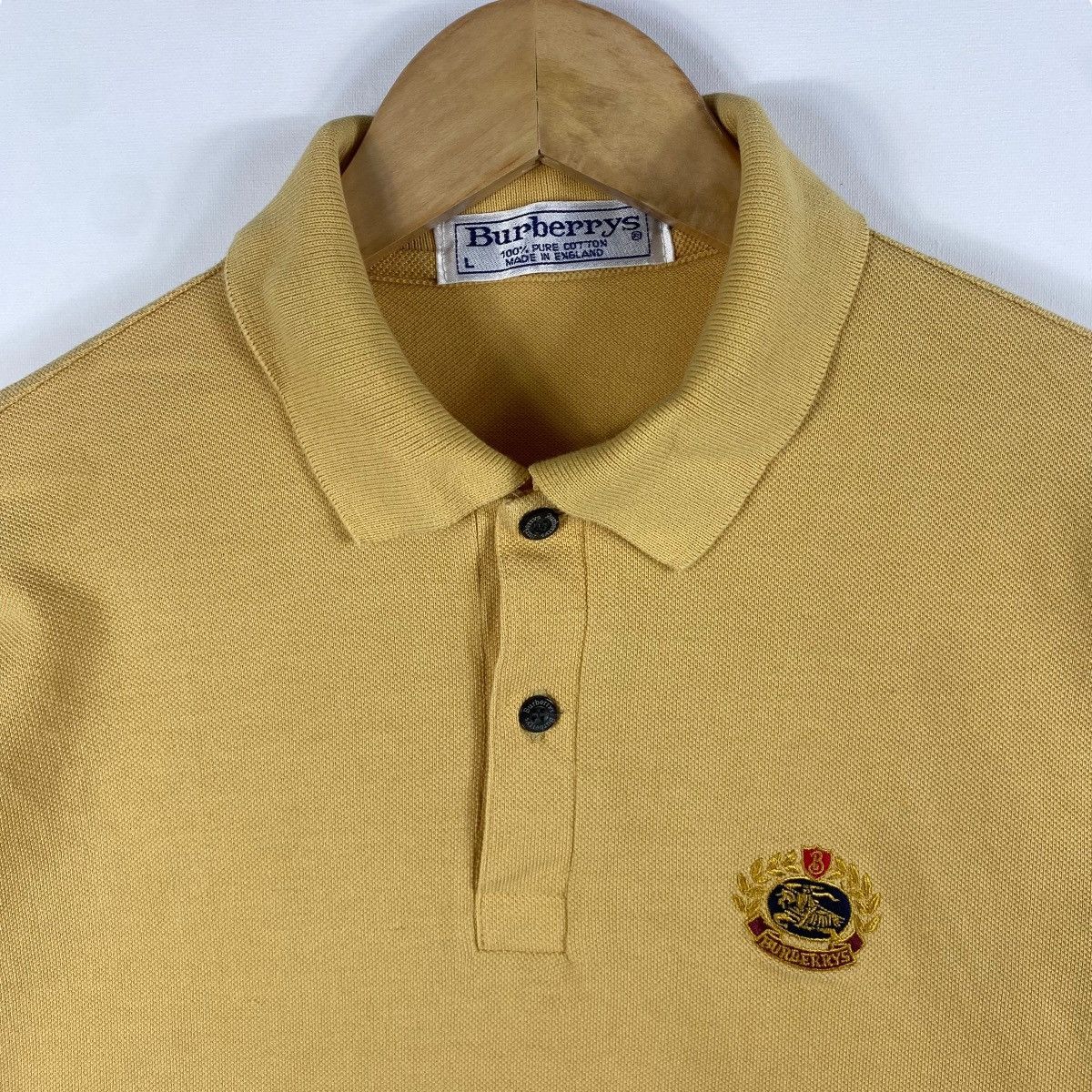 Burberry Vintage BURBERRYS Small Logo Polo Shirt Large Size Size US L / EU 52-54 / 3 - 2 Thumbnail