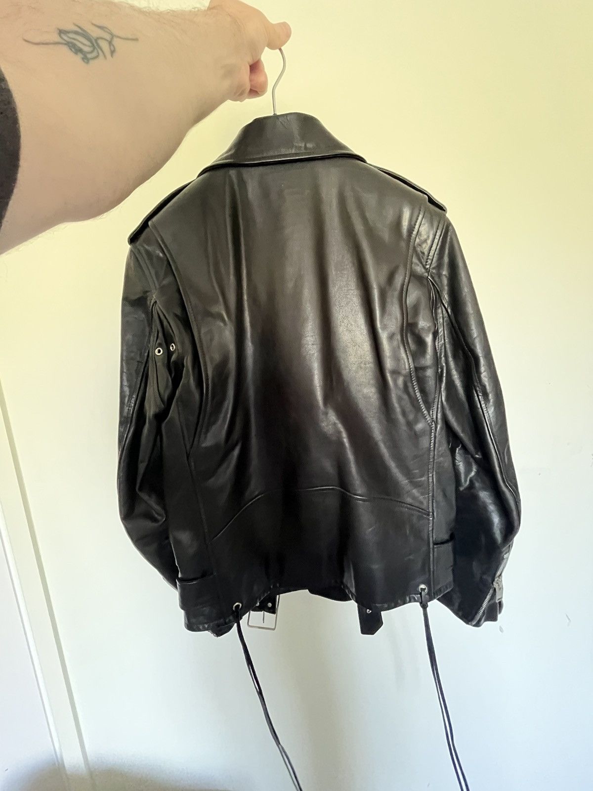 Hedi Slimane × Saint Laurent Paris Saint Laurent FW16 L17 Leather Jacket Size US S / EU 44-46 / 1 - 8 Thumbnail