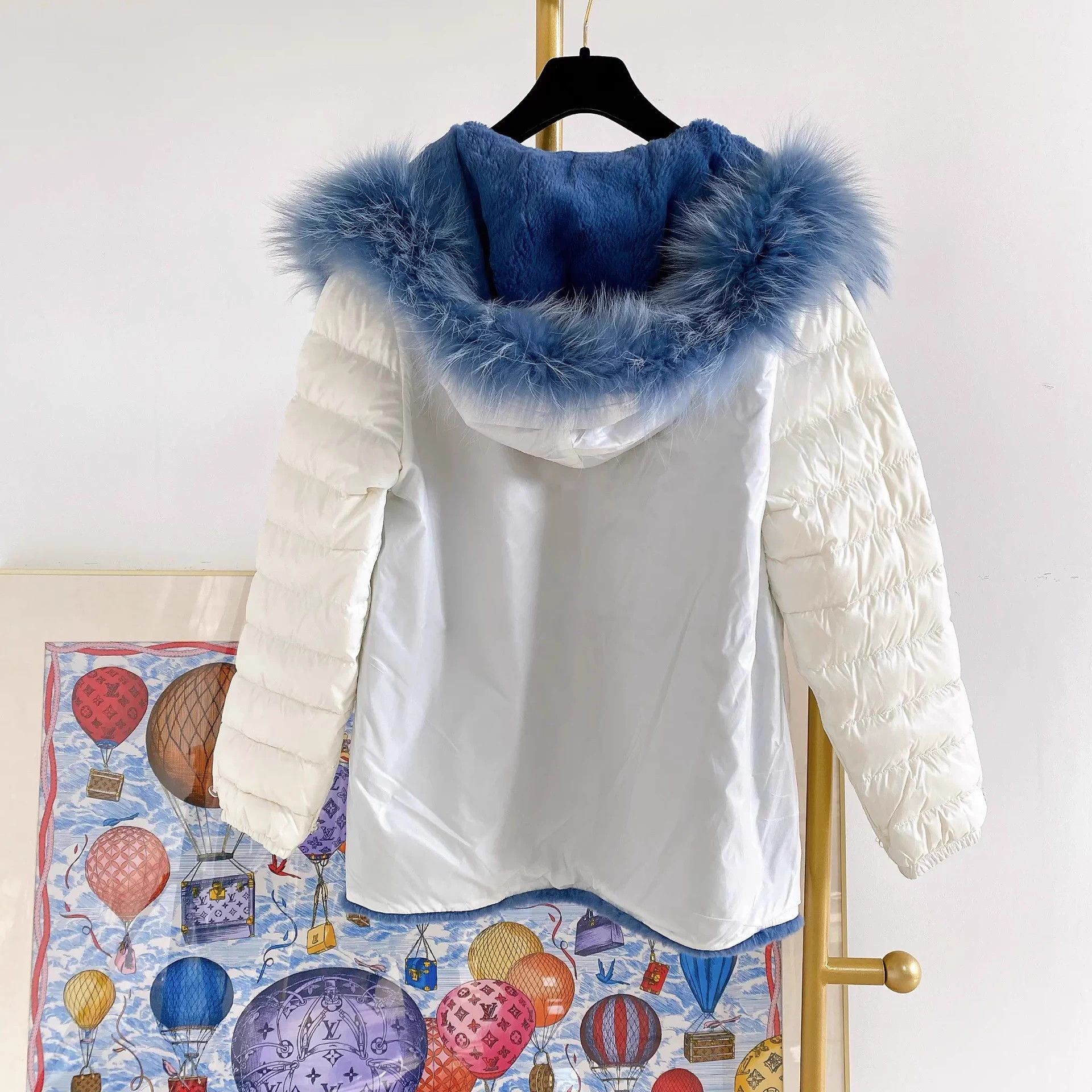 Yves Salomon Yves Salomon blue denim jacket removable inner 36 Size XS / US 0-2 / IT 36-38 - 6 Thumbnail