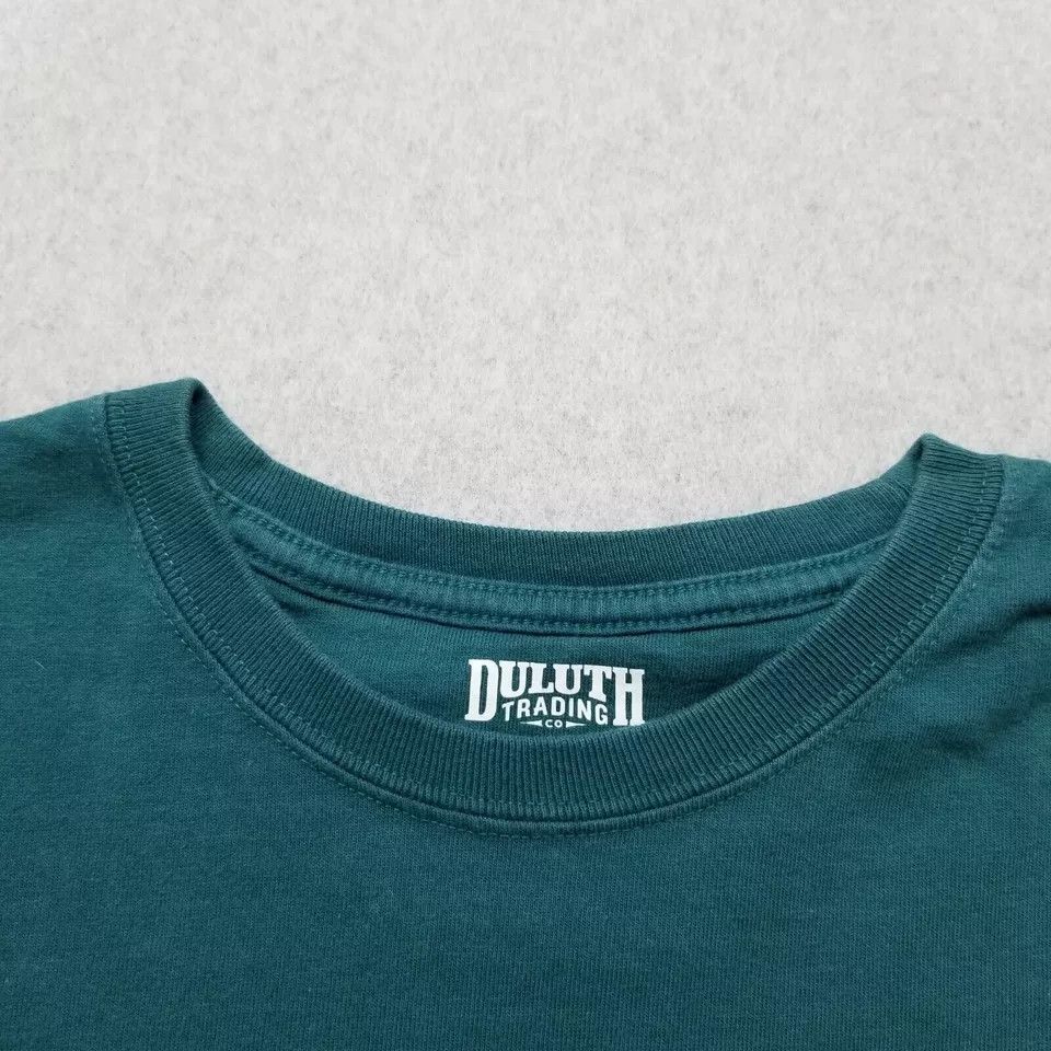 Duluth Trading Company Duluth Trading Shirt Mens Large Green Short Sleeve Crew Neck Size US L / EU 52-54 / 3 - 5 Thumbnail