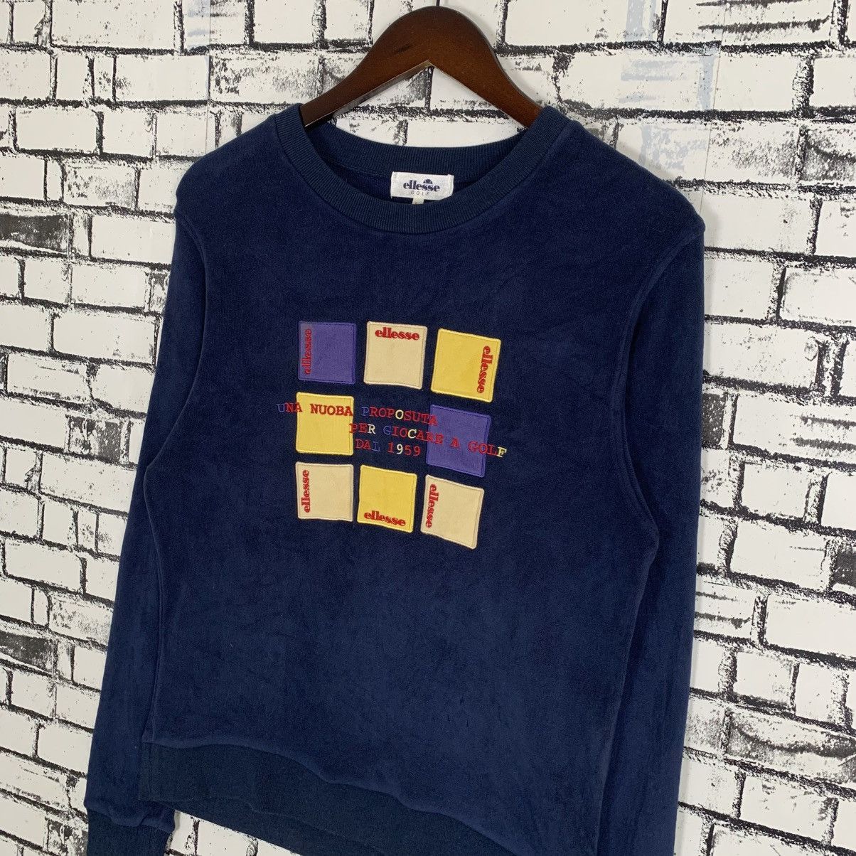 Designer × Ellesse Ellesse Golf Embroidery Logo Sweatshirt Size L / US 10 / IT 46 - 2 Thumbnail