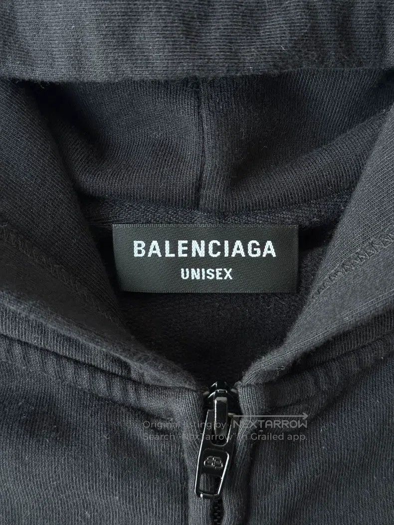 Balenciaga Balenciaga Reversed logo embroidery zip-up hoodie Size US M / EU 48-50 / 2 - 4 Thumbnail