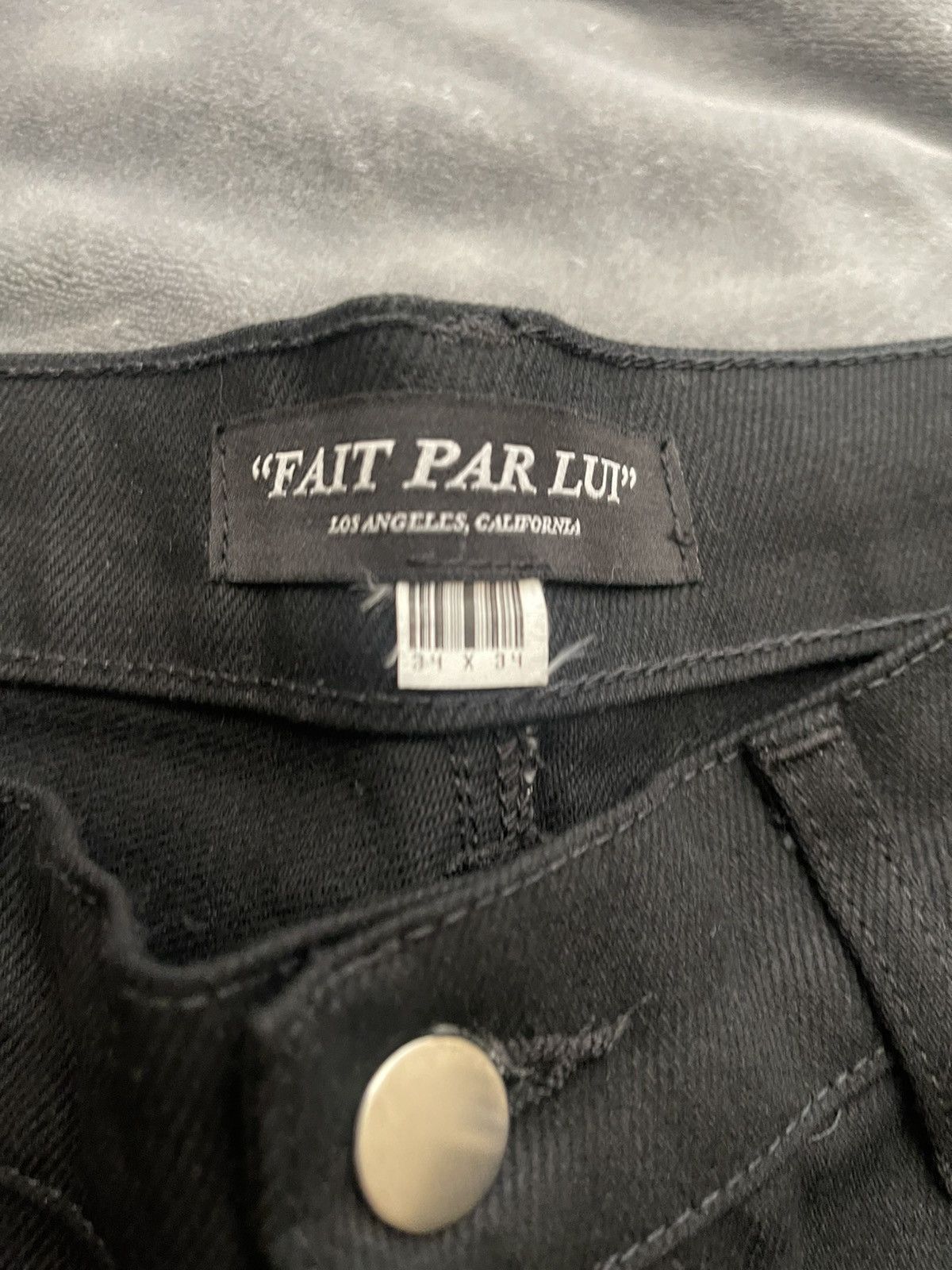 Vintage Bomber Baggy Pants *34x34* Fait Par Lui Size US 34 / EU 50 - 3 Thumbnail