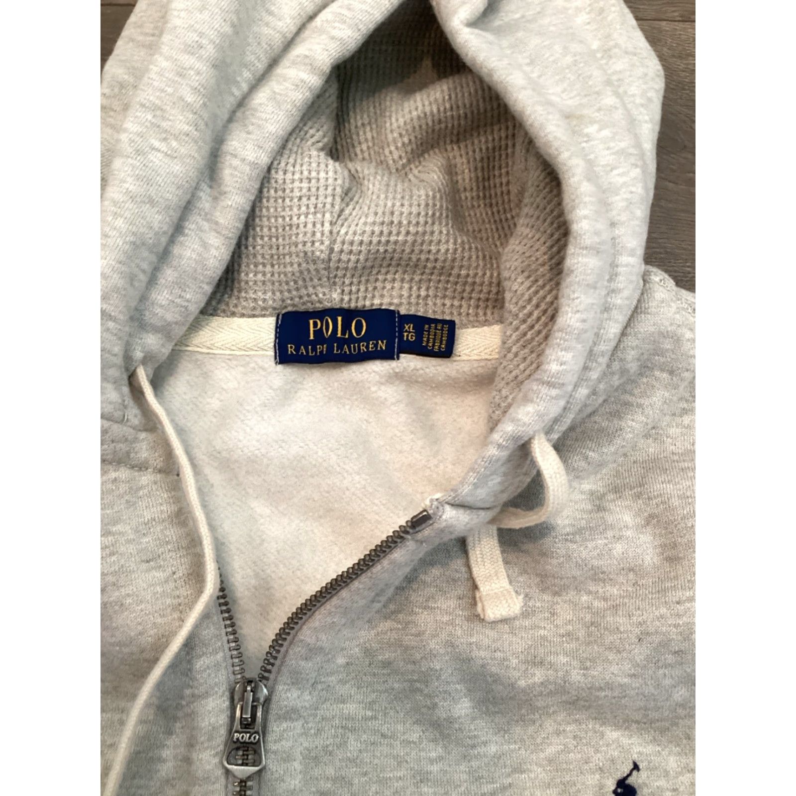 Polo Ralph Lauren Polo Ralph Lauren Hoodie Gray XL Full Zip Streetwear Mens Polo Bear Size US XL / EU 56 / 4 - 3 Thumbnail