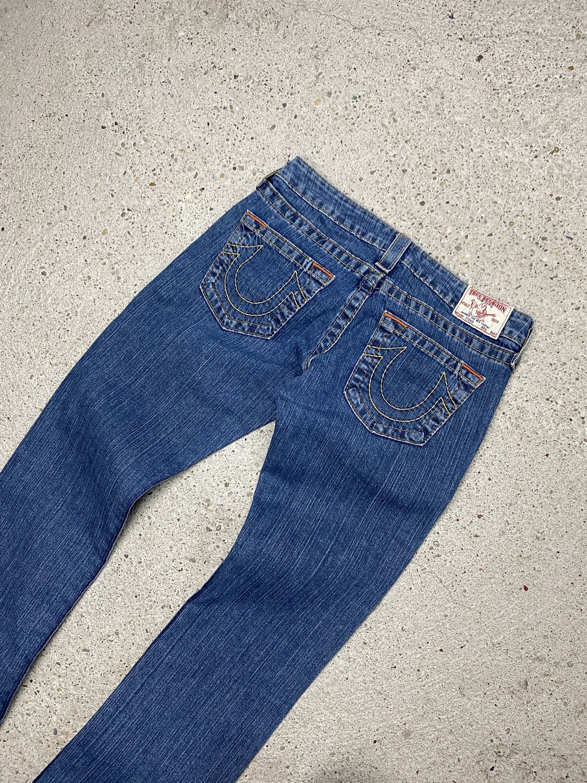True Religion True religion straight leg jeans stevie made in usa Size 28" / US 6 / IT 42 - 2 Thumbnail
