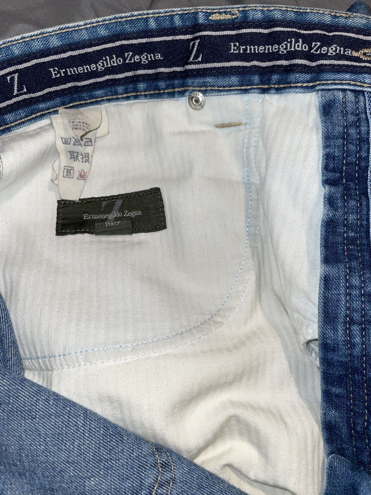 Ermenegildo Zegna × Vintage Ermenegildo Zegna Vintage Jeans Size US 38 / EU 54 - 4 Thumbnail