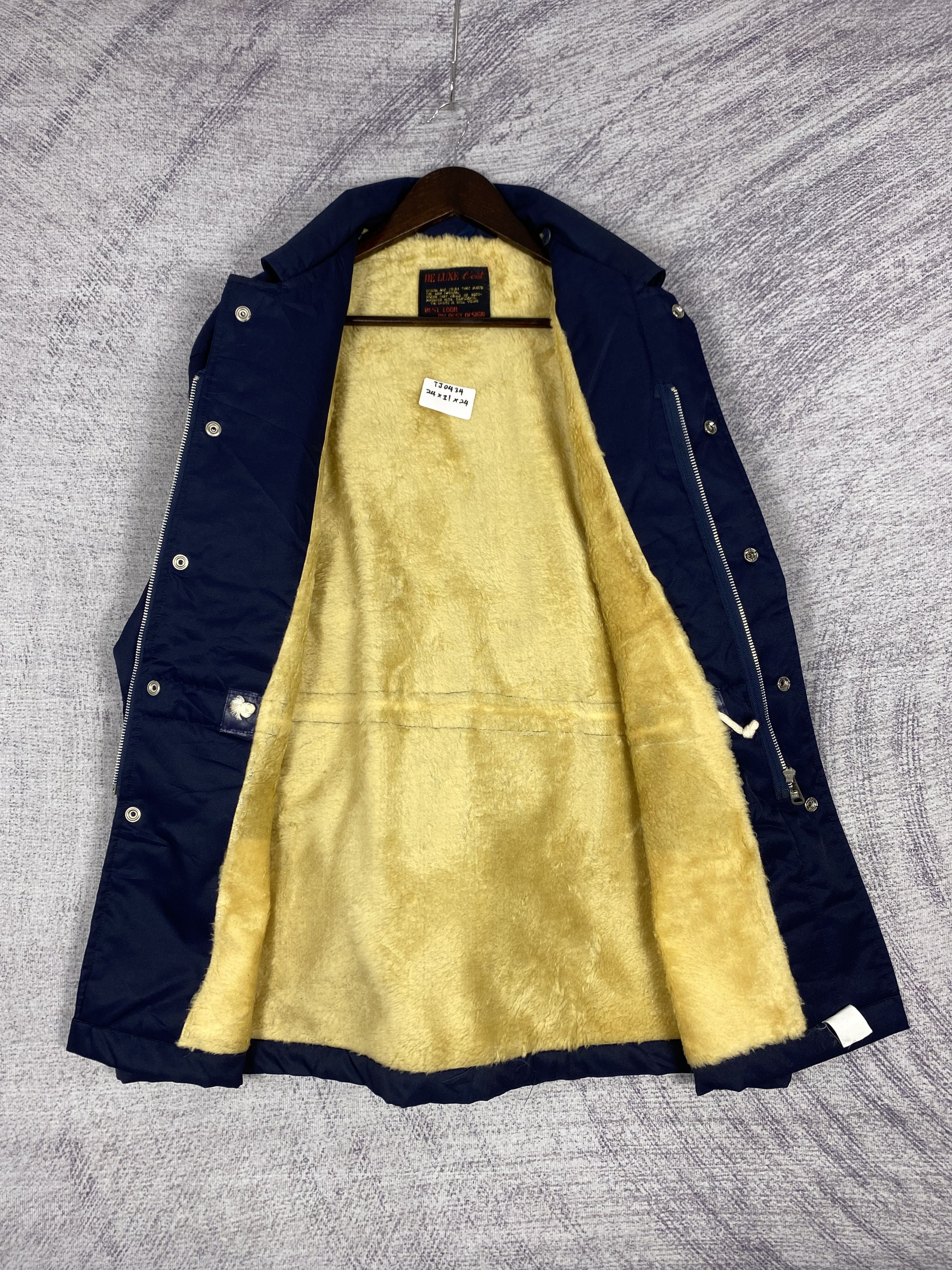 DELUXE Vintage Deluxe Multi Pocket Fleece Lining Coat Jacket Size US M / EU 48-50 / 2 - 6 Thumbnail