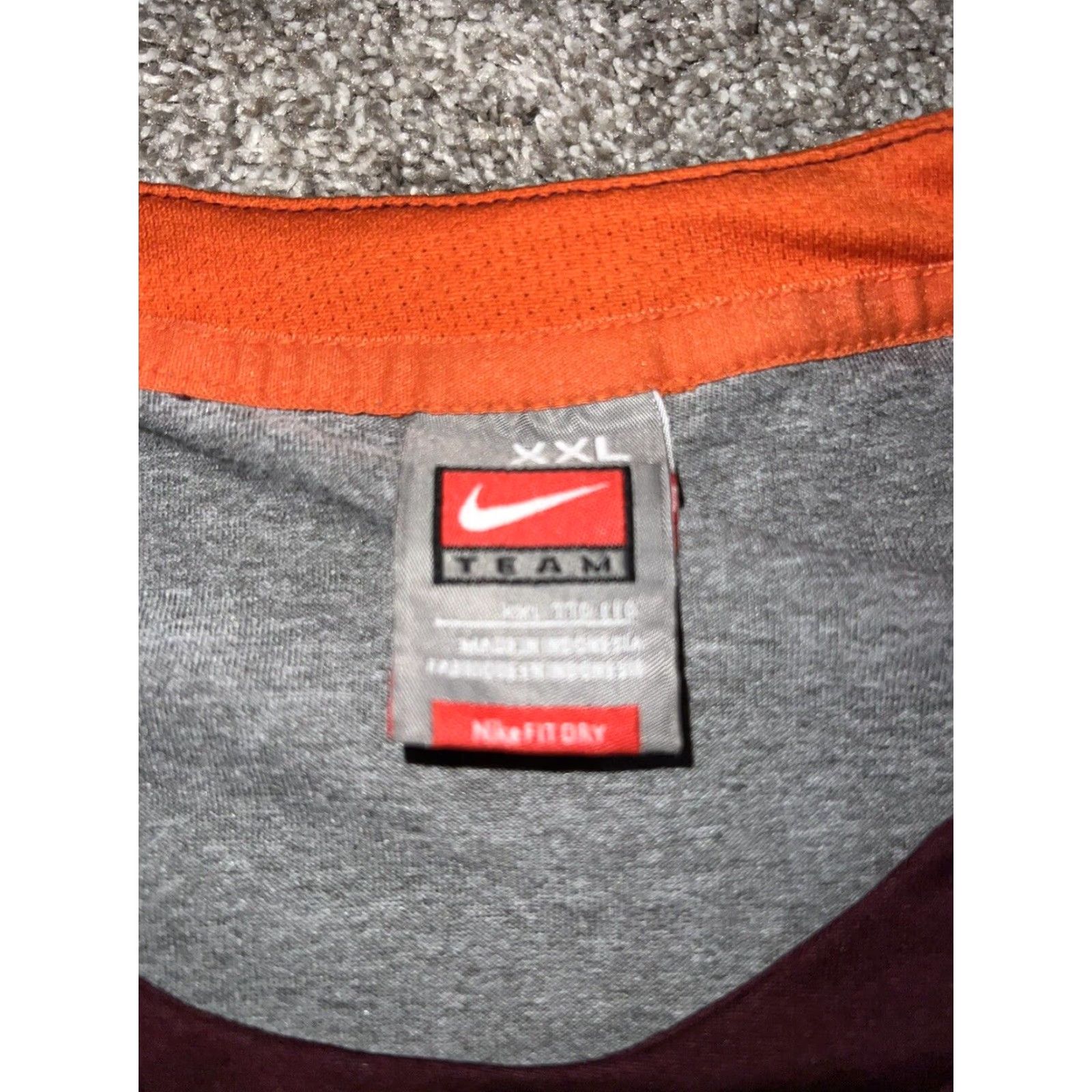 Nike Nike Team VT Red Athletic T-Shirt Men 2XL Activewear Virginia Tech Size US XXL / EU 58 / 5 - 3 Thumbnail