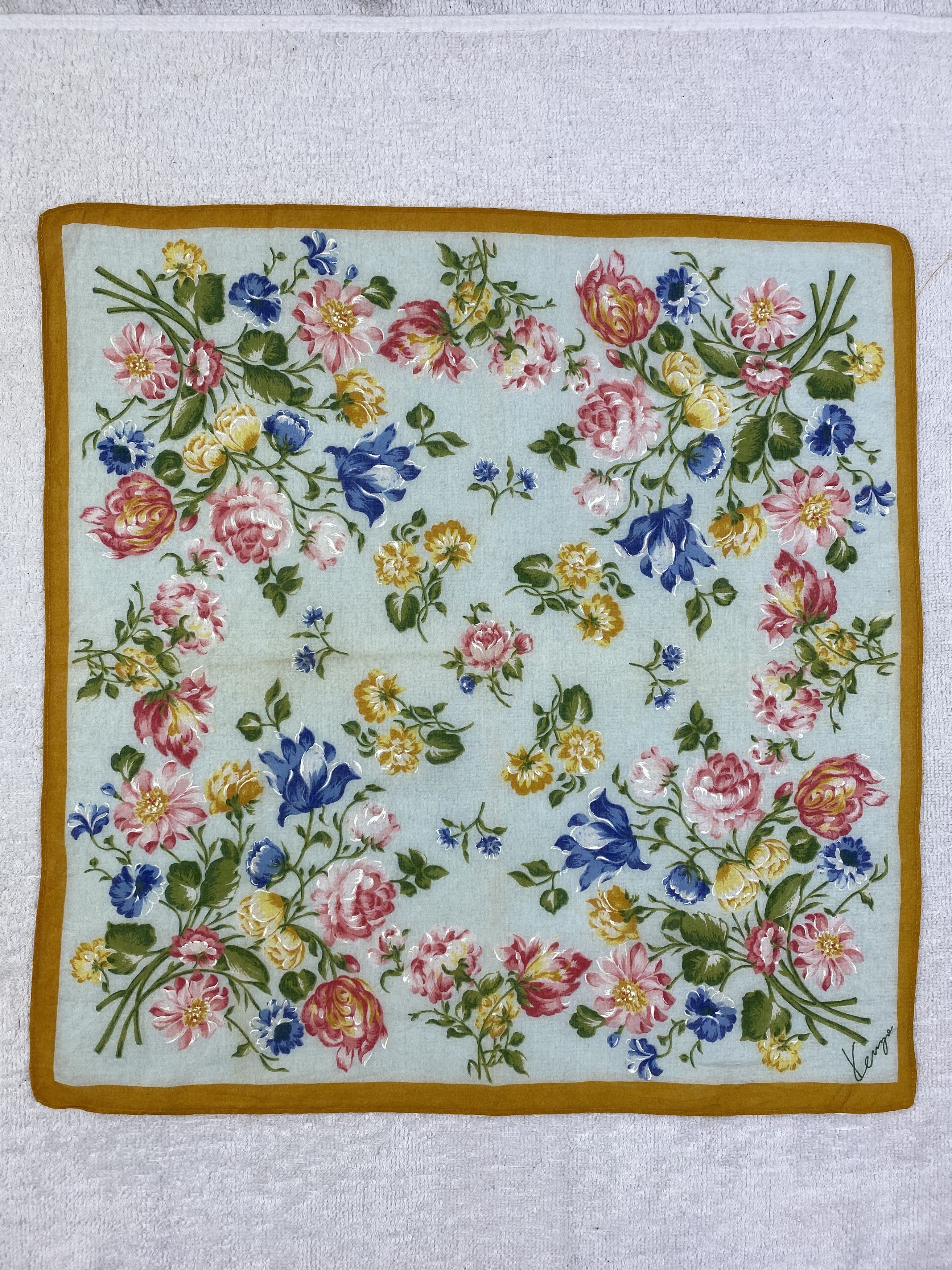 Kenzo × Vintage Kenzo Handkerchief / Bandana / Neckerchief Size ONE SIZE - 3 Thumbnail