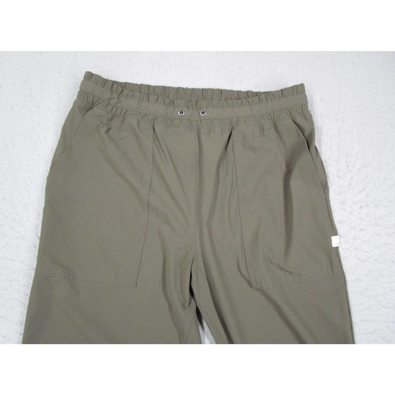 Vuori Vuori Pants Womens Large Olive Green Miles Jogger Train Workout Travel VW481 Size 36" / US 14 / IT 50 - 2 Thumbnail