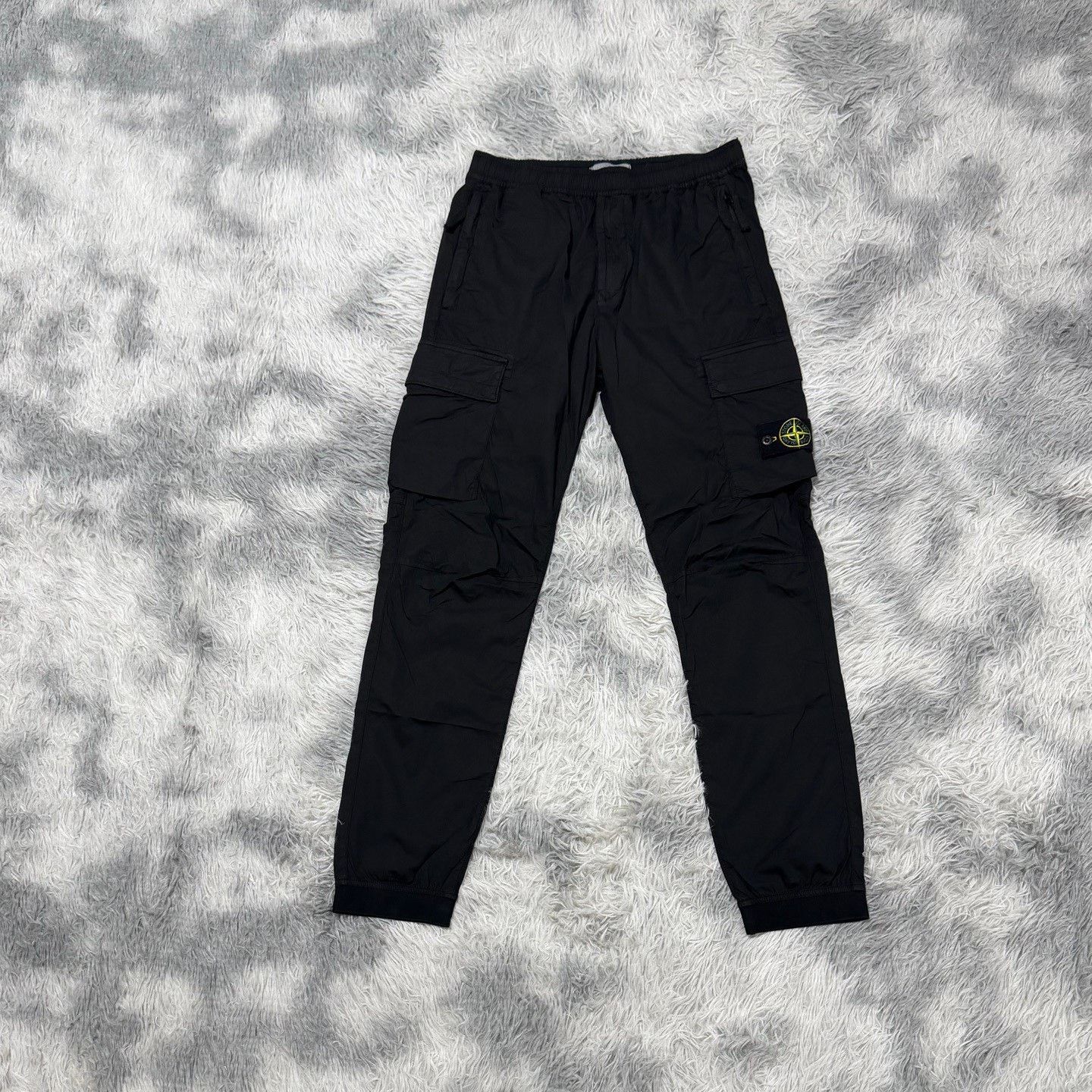 Stone Island Stone Island Black Cargo Pants W30 Size US 30 / EU 46 - 1 Thumbnail