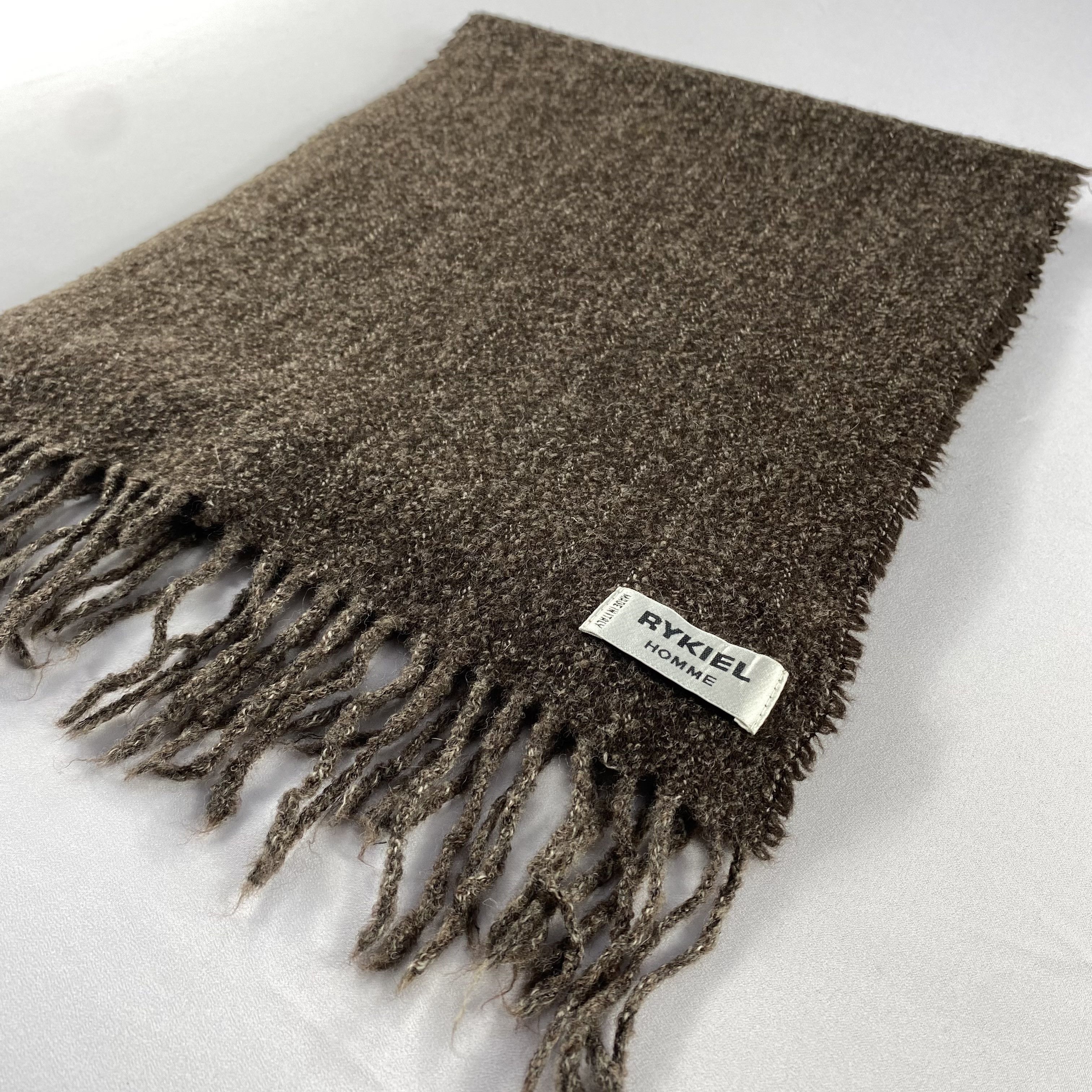 Sonia Rykiel Rykiel Homme Scarf Neck Wrap Wool Muffler Size ONE SIZE - 3 Thumbnail
