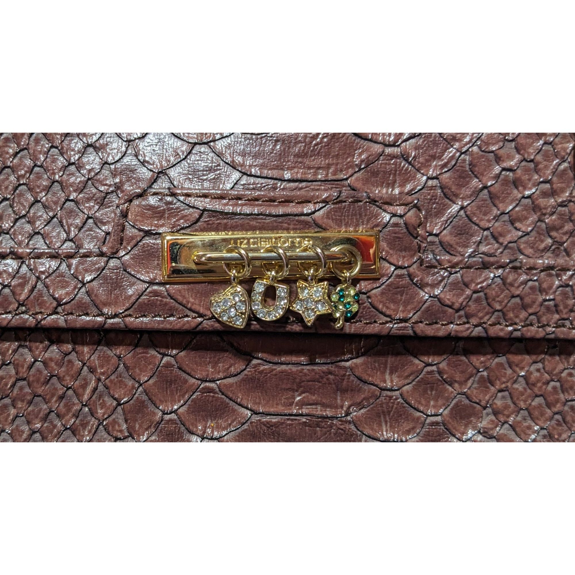 Other Vintage Faux Snake Purse With Charms by Liz Claiborne Size ONE SIZE - 9 Thumbnail