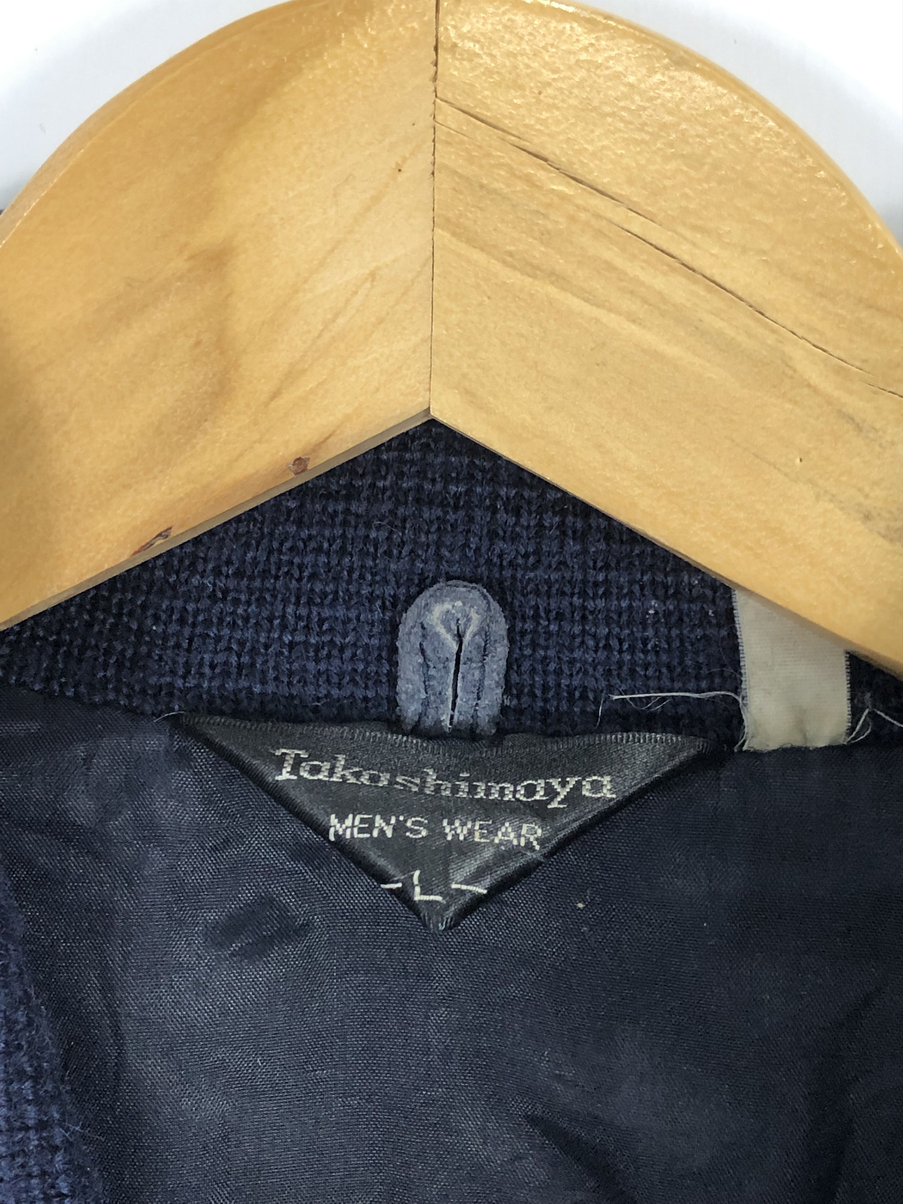 Japanese Brand Vintage Takashimaya Velvet Zipper Up Jacket JA0101 Size US L / EU 52-54 / 3 - 5 Thumbnail