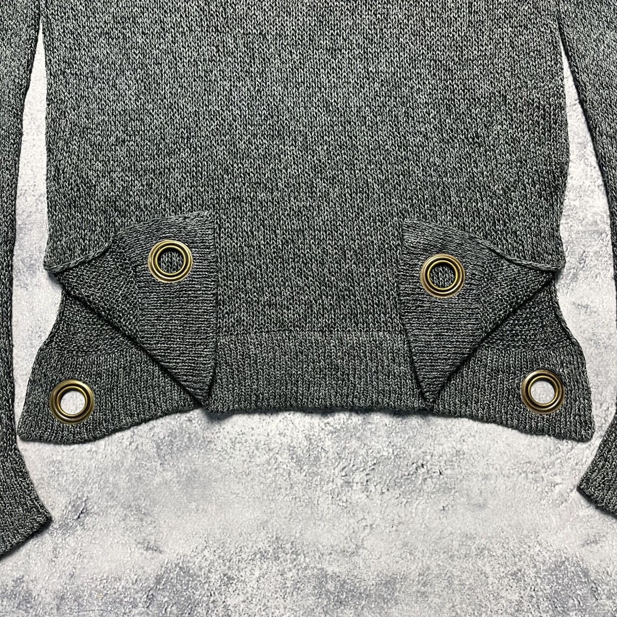 MAX&Co. Vintage Max&Co. Max Mara Grey Knited Sweater Avant-Garde Size M / US 6-8 / IT 42-44 - 4 Thumbnail