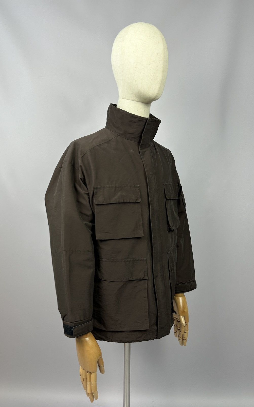 Japanese Brand × Takeo Kikuchi × Vintage Takeo Kikuchi Military Brown M65 Jacket Sz M Made in Japan Size US M / EU 48-50 / 2 - 7 Thumbnail