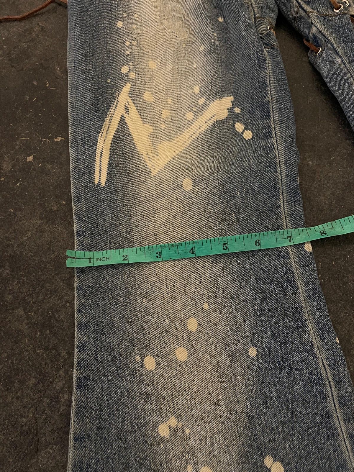 Hysteric Glamour Y2k Winkwink laced ifsixwasnine flare jeans Size 29" - 14 Thumbnail