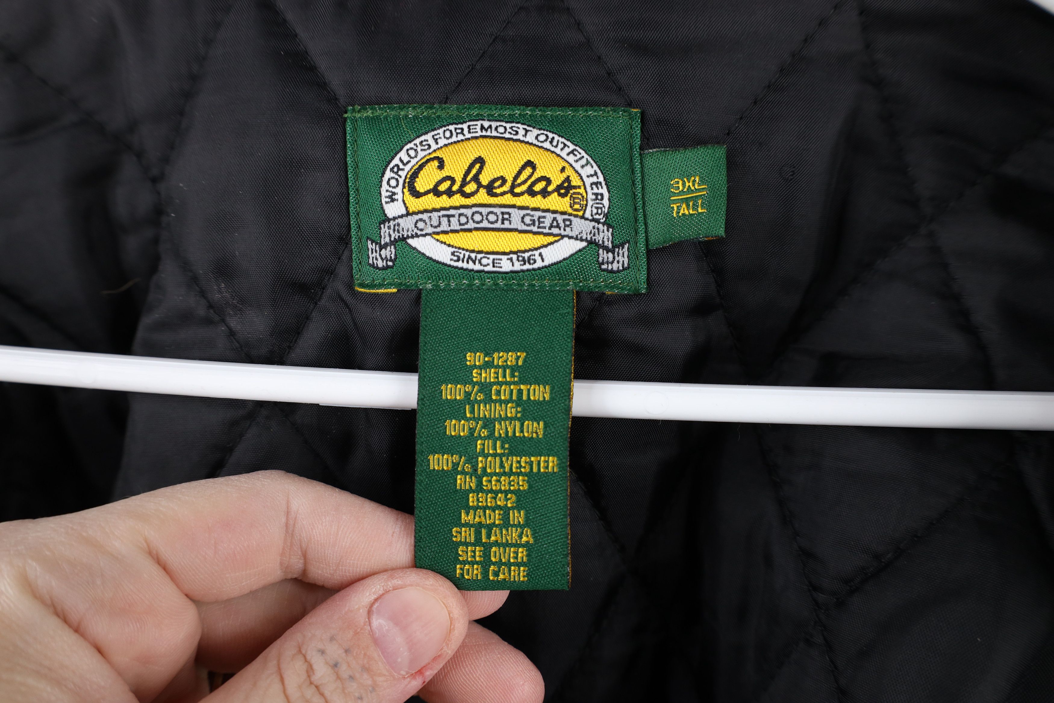 Cabelas × Vintage Vintage 90s Cabelas Flannel Button Shirt Jacket Jac Shirt Size US XXL / EU 58 / 5 - 10 Thumbnail
