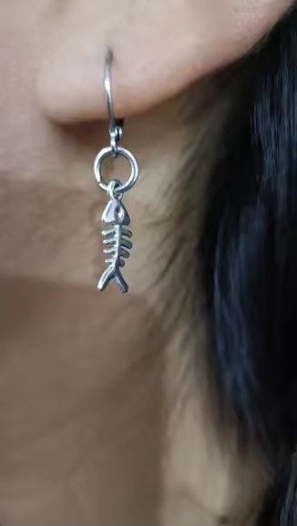 Jewelry Fishbone Eaering Size ONE SIZE - 7 Thumbnail