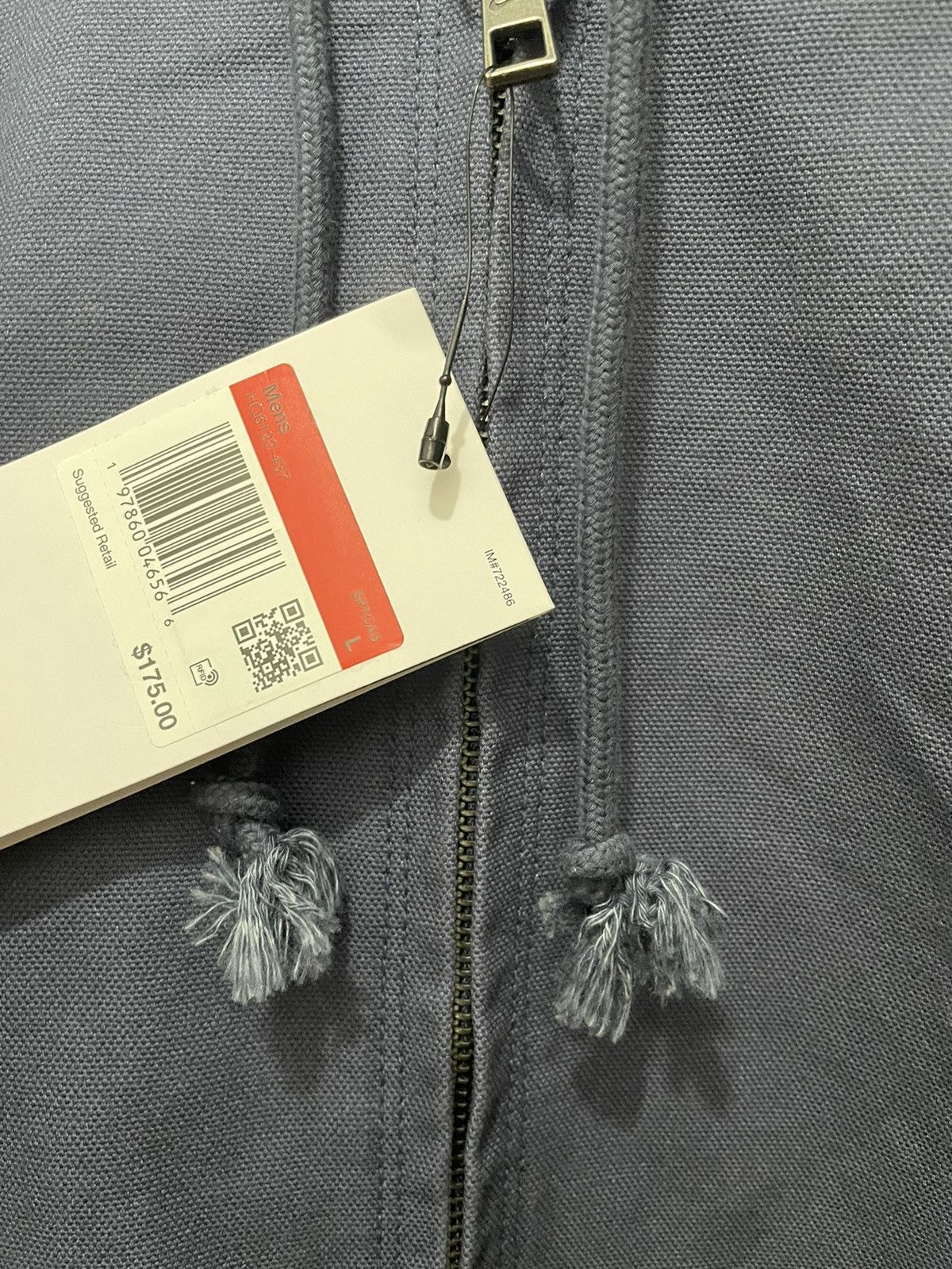 Nike Nike Life Men’s large Full-Zip Unlined Canvas Jacket Navy Size US L / EU 52-54 / 3 - 3 Thumbnail