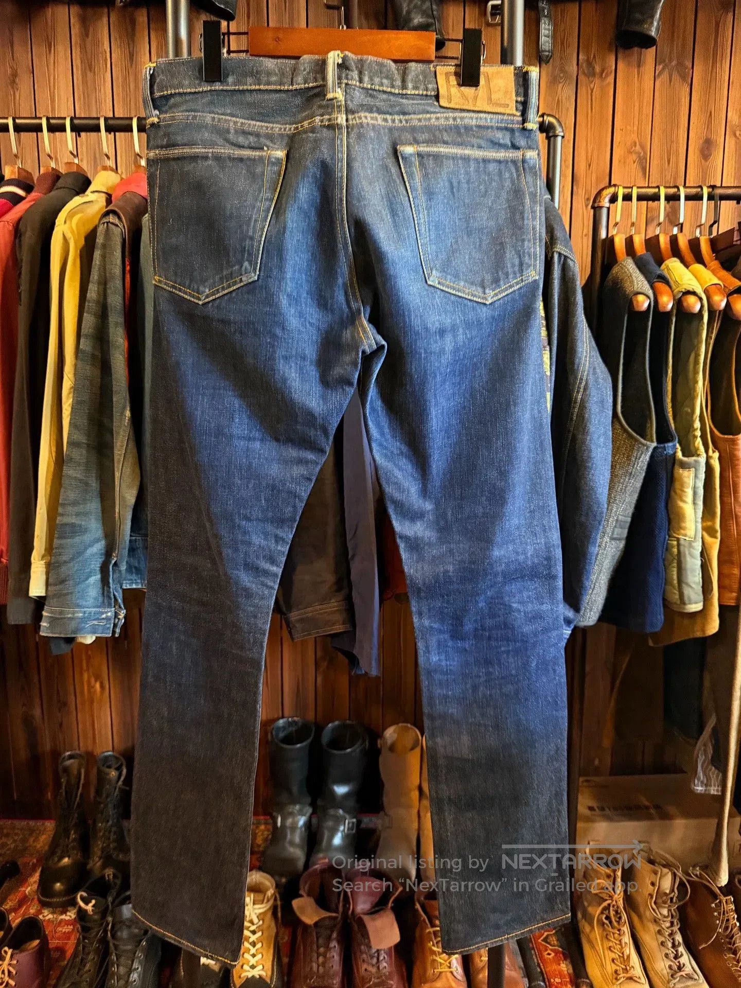RRL Ralph Lauren RRL 32x32 Classic Blue Jeans. Size US 32 / EU 48 - 2 Thumbnail