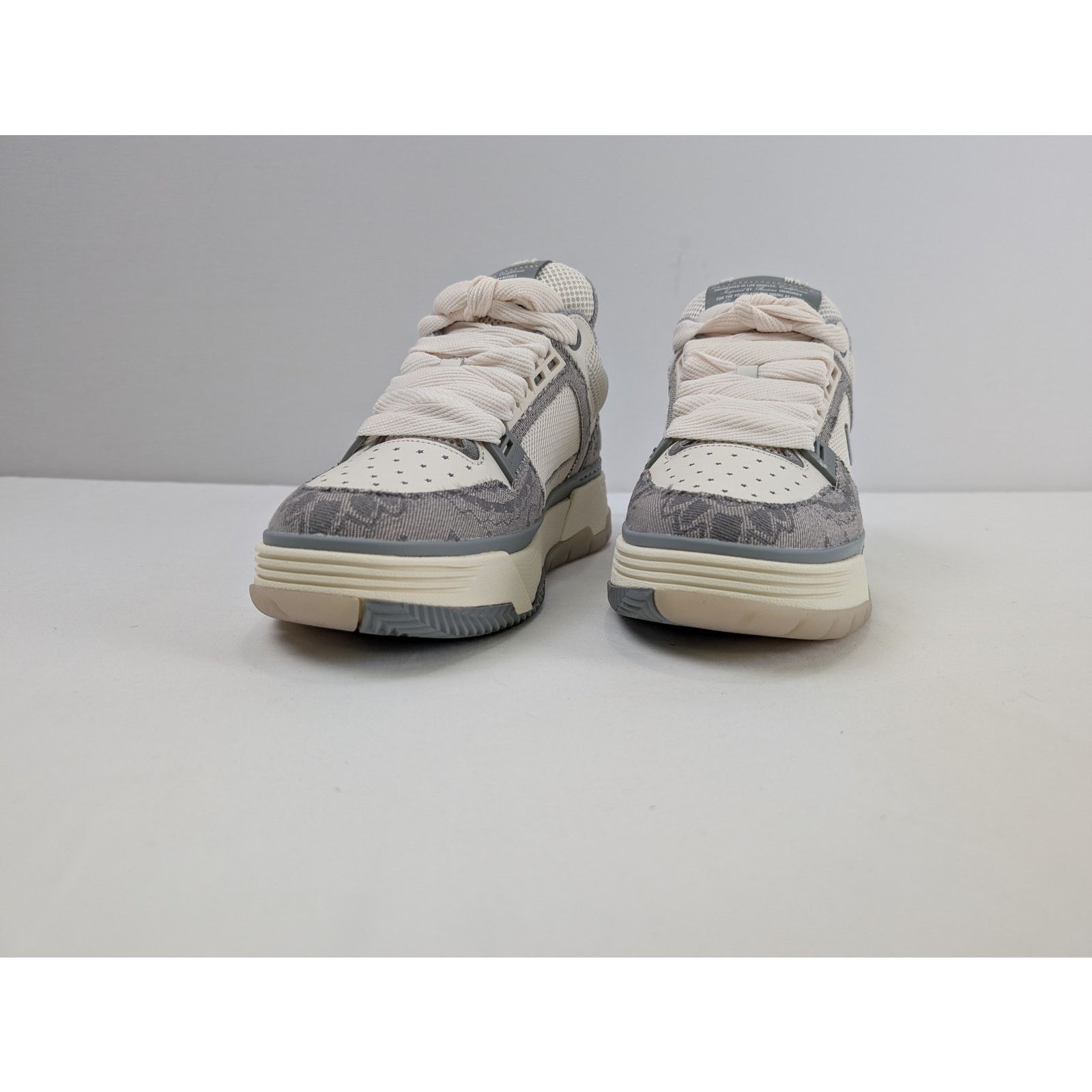 Amiri o1rshd1 Bandana Denim MA-1 Sneakers in Grey Size US 11 / EU 44 - 6 Thumbnail