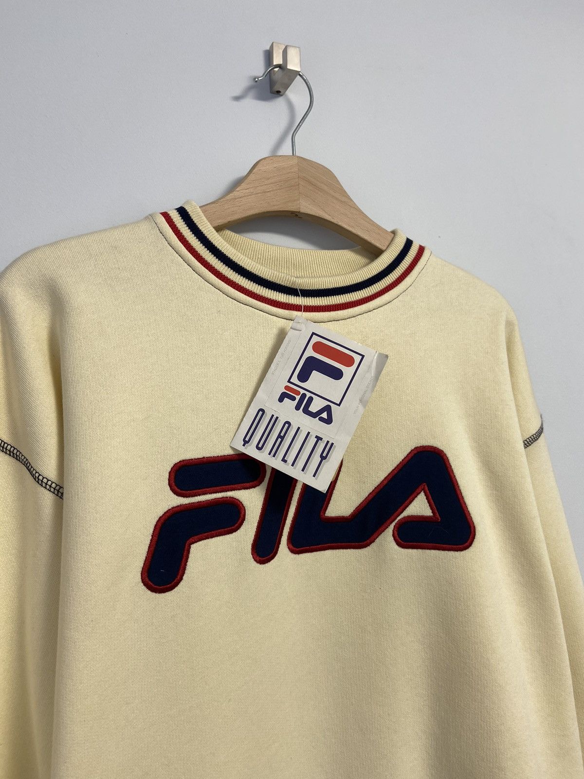 Fila Fula Vintage Sweatshirt 90’s Big Logo Hype style y2k Size US L / EU 52-54 / 3 - 7 Thumbnail