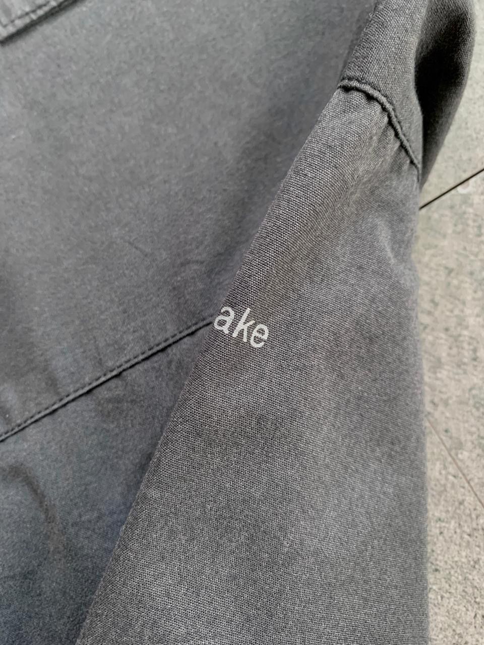 Issey Miyake FREE TAX! 90s Logo Printed Long Coat Jacket Size US M / EU 48-50 / 2 - 8 Thumbnail