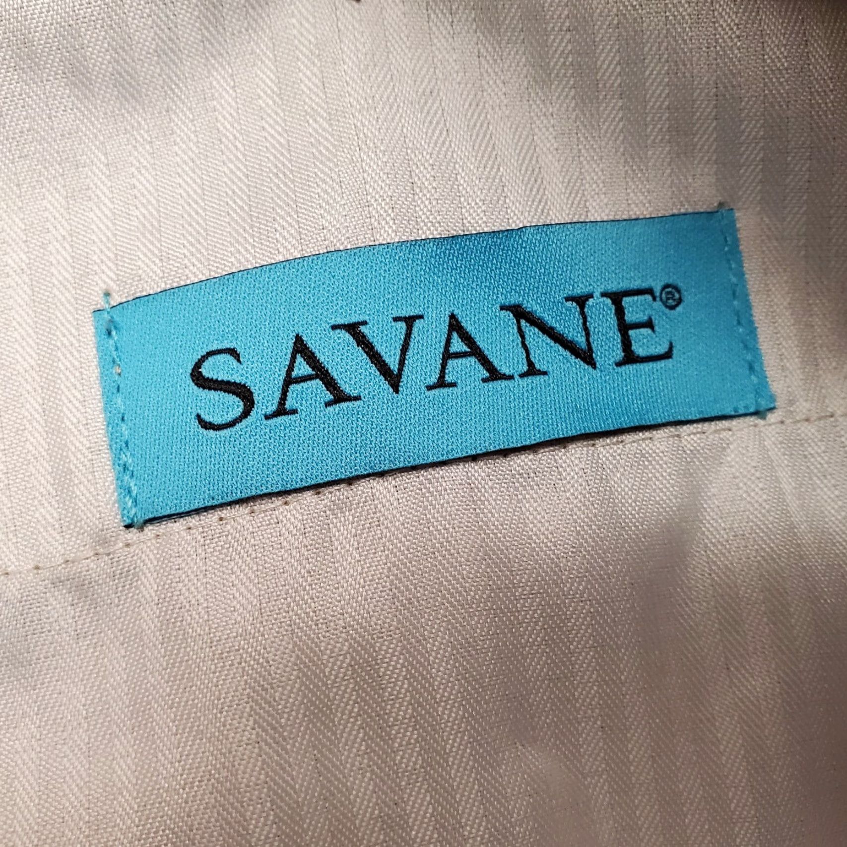 Savane Savane Shorts Mens 42 Beige Flat Front Chino Performance Blend Everyday Comfort Slim Pockets Moisture Wicking Quick Dry Zip Front Mens Size US 42 / EU 58 - 2 Thumbnail