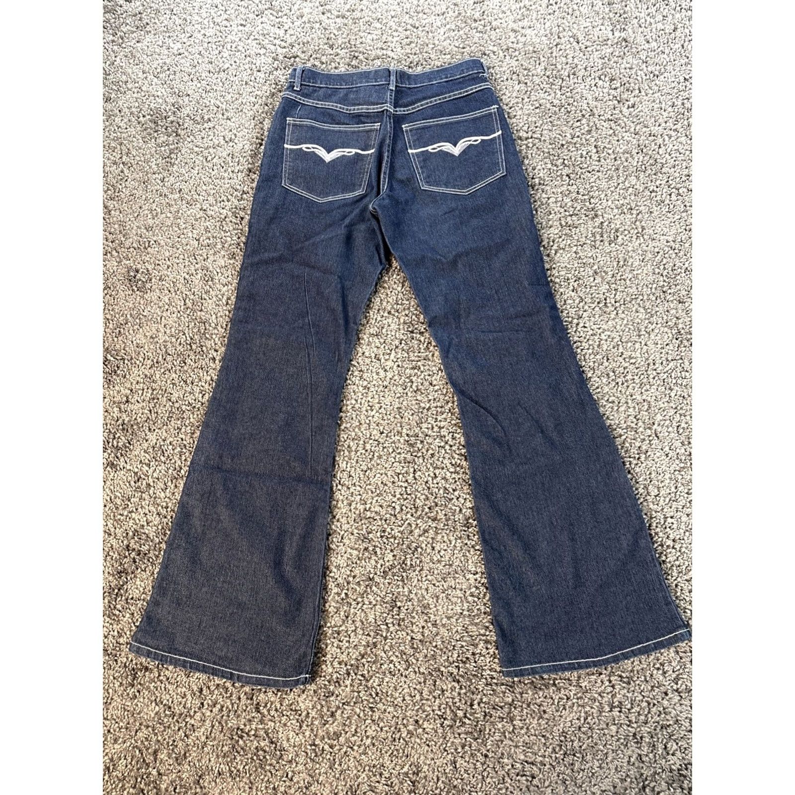 Vintage VINTAGE Lazer Jeans Bootcut Jeans Womens 28x30 Dark Wash High Rise 90s Womens Jeans Blue 90s High Rise 28 30 Boys? Size 28" / US 6 / IT 42 - 7 Thumbnail