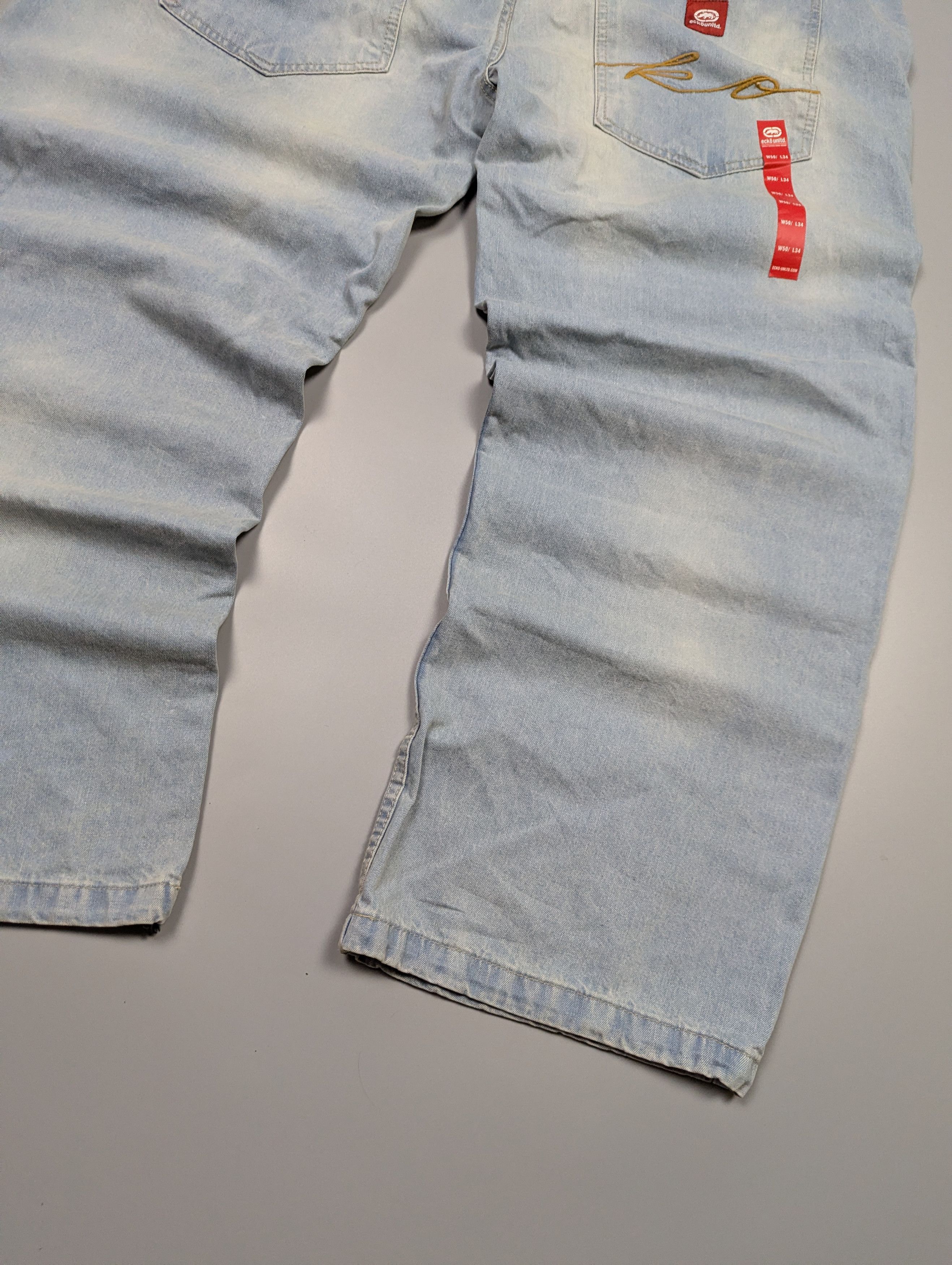 Ecko Unltd. NEW Ecko Unltd. "Fat Bro" Y2K Baggy Jeans W50 L34 Size US 44 / EU 60 - 2 Thumbnail