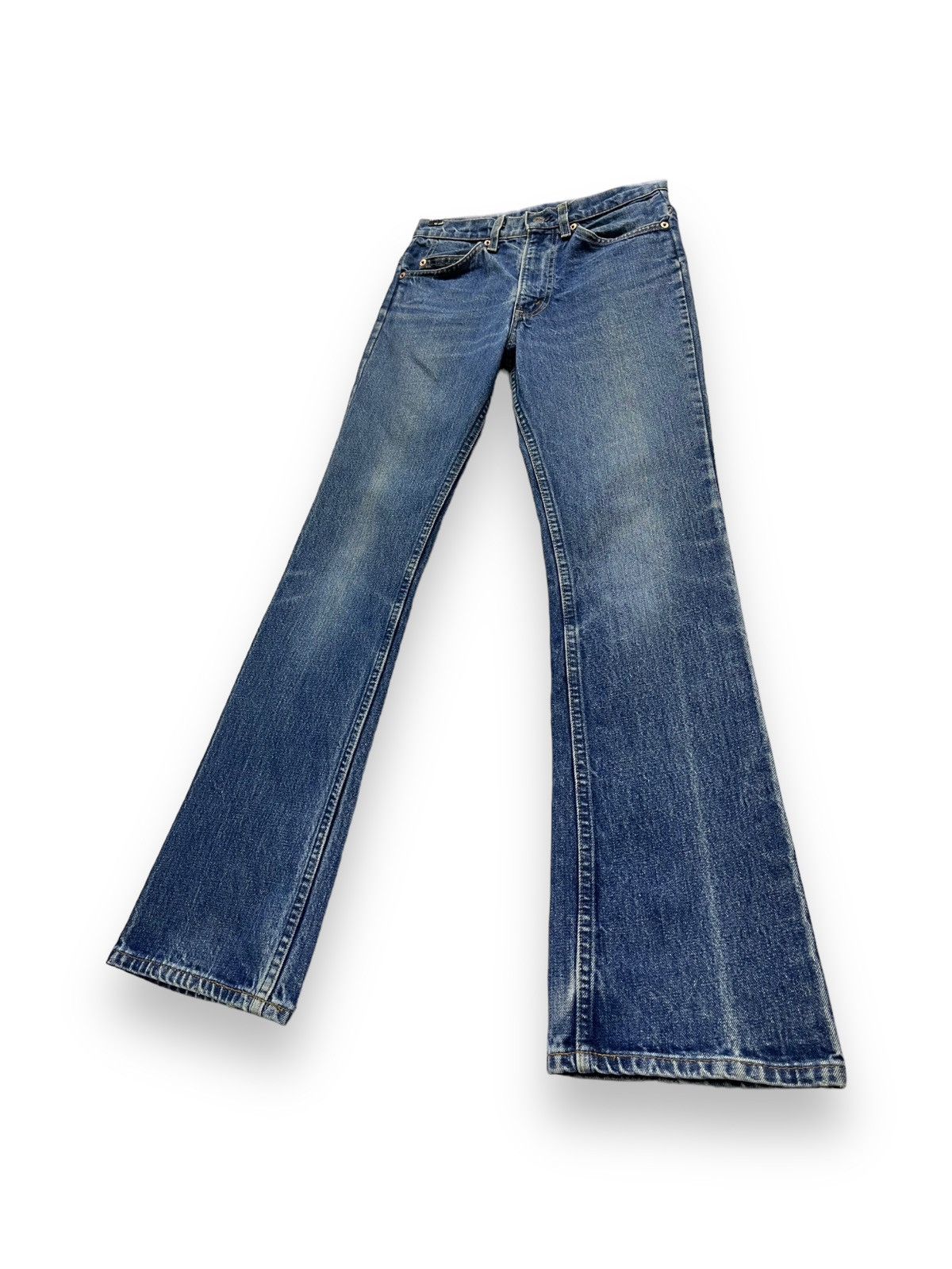 Levi's Vintage Levi’s Orange Tab Distressed Denim Flare Made in USA Size US 27 - 4 Thumbnail
