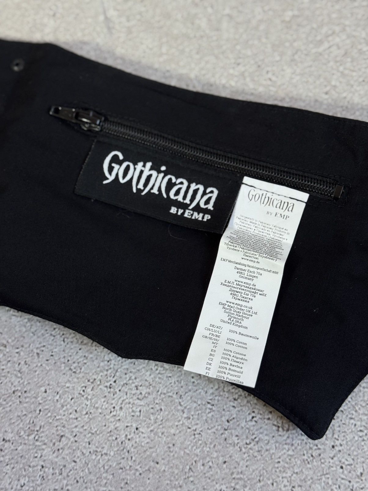 Hysteric Glamour Gothicana by EMP Belt Bag Bum Bag Black Waist Size ONE SIZE - 10 Thumbnail