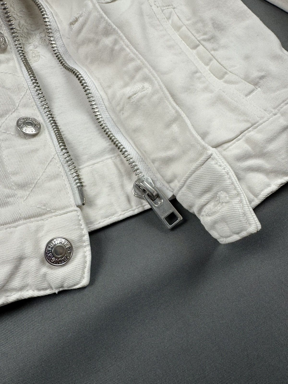 Zadig & Voltaire NWT Zadig&Voltaire Kiomy Skull Denim Women’s Jacket Size XS / US 0-2 / IT 36-38 - 14 Thumbnail