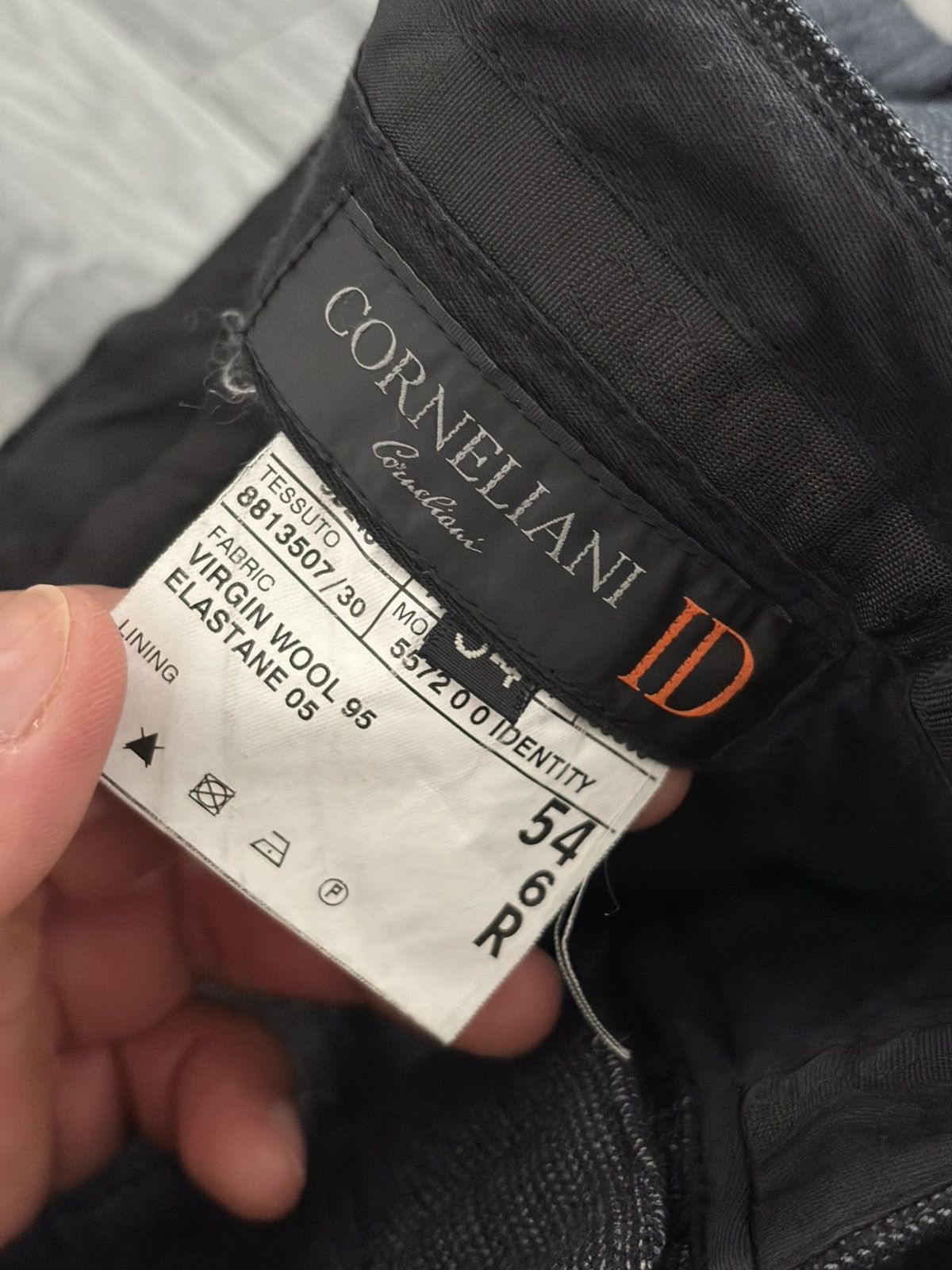Corneliani Corneliani Dark Charcoal Gray Wool Dress Jeans Size US 38 / EU 54 - 7 Thumbnail