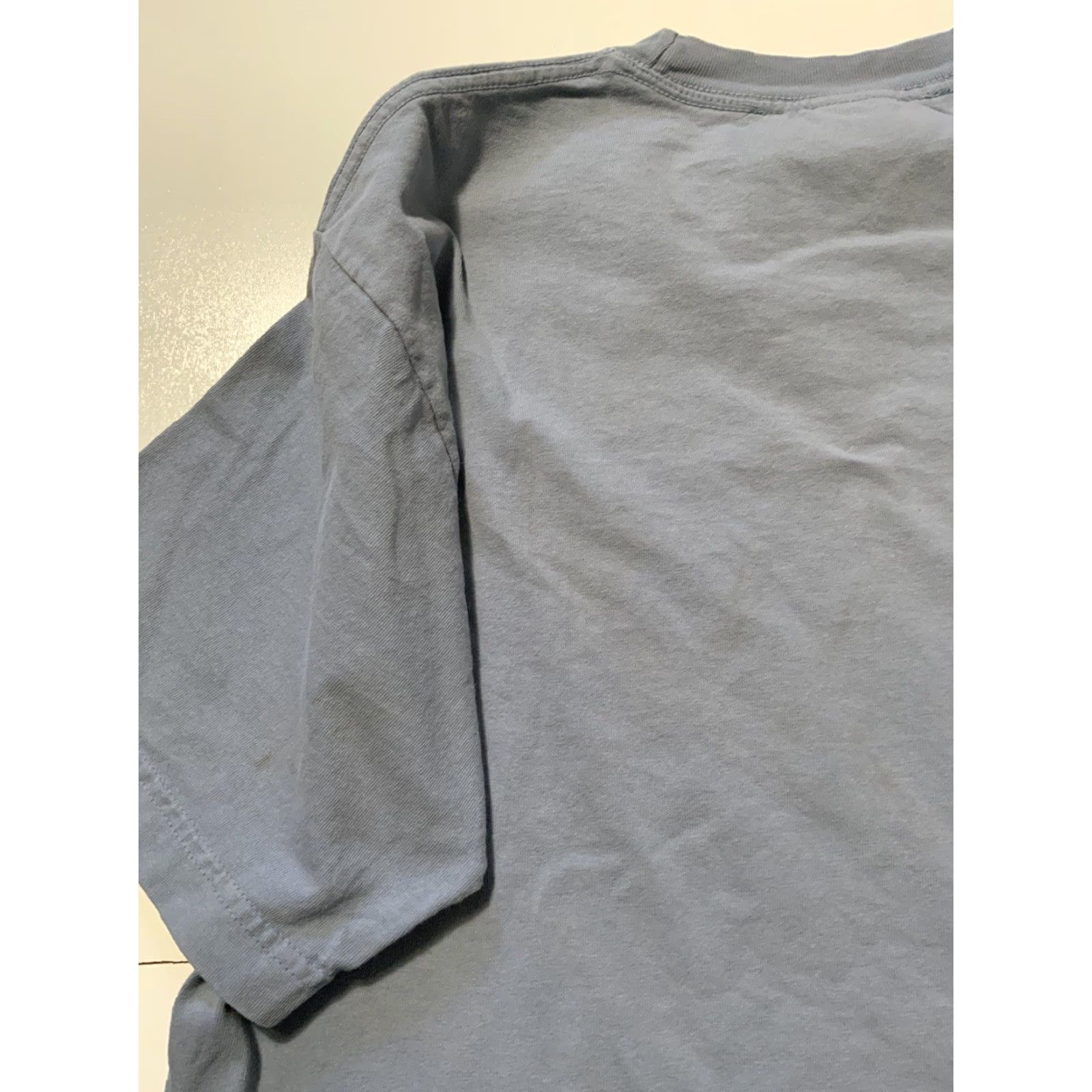 RIPNDIP RIPNDIP Lord Nermal Felt Graphic Cat Light Blue Crewneck Skate T-Shirt Sz. M Size US M / EU 48-50 / 2 - 7 Thumbnail