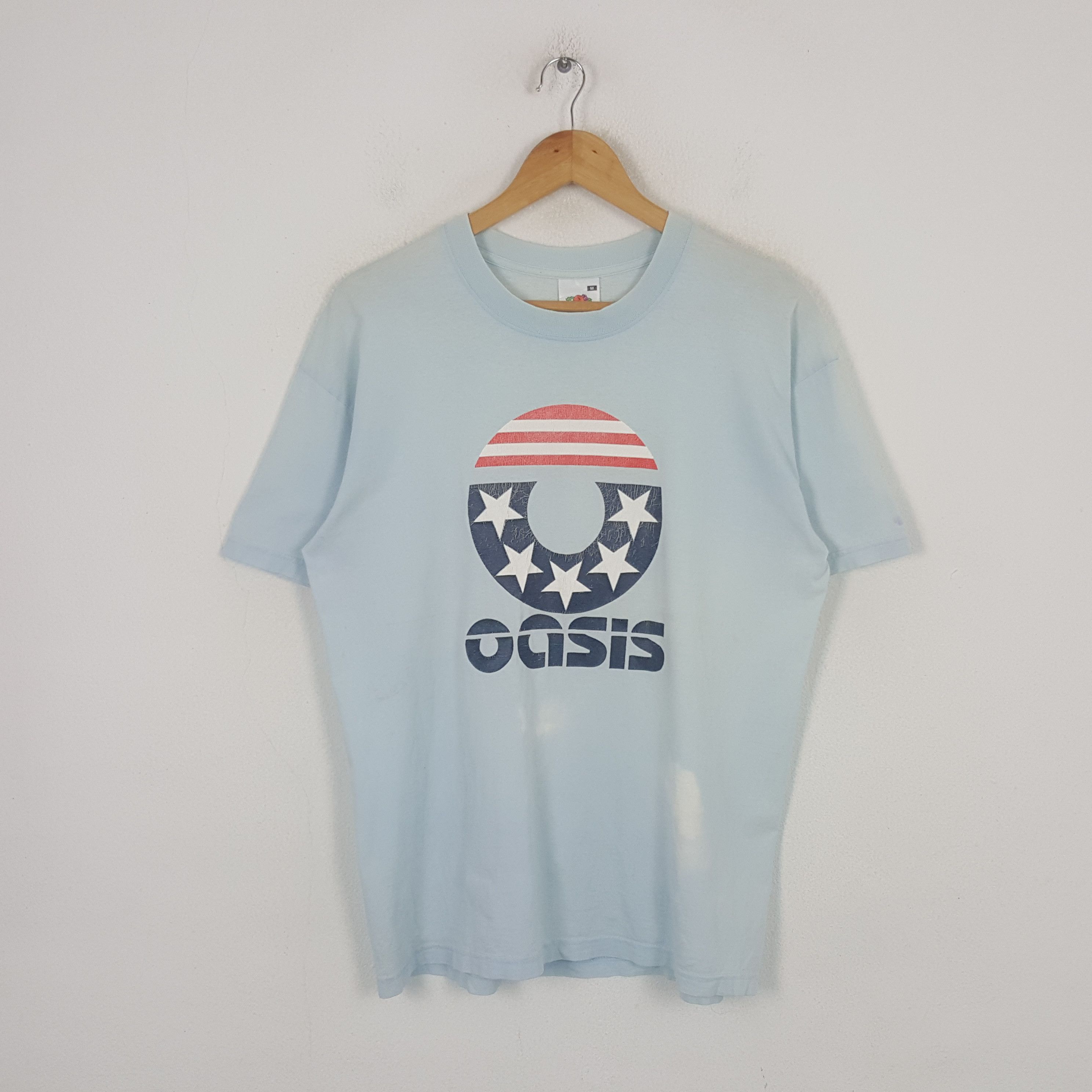 Band Tees Vintage Oasis British Rock Band Tshirt RR28 Size US M / EU 48-50 / 2 - 1 Thumbnail